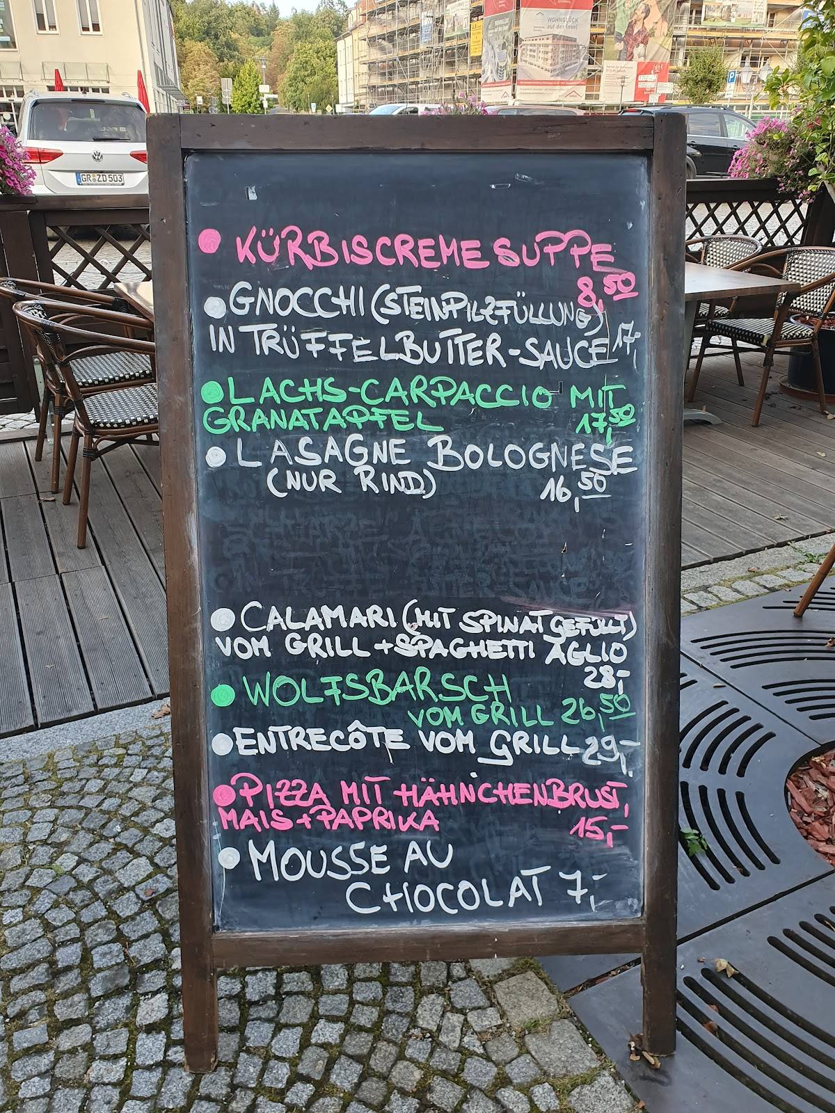Menu de Ristorante Incontri