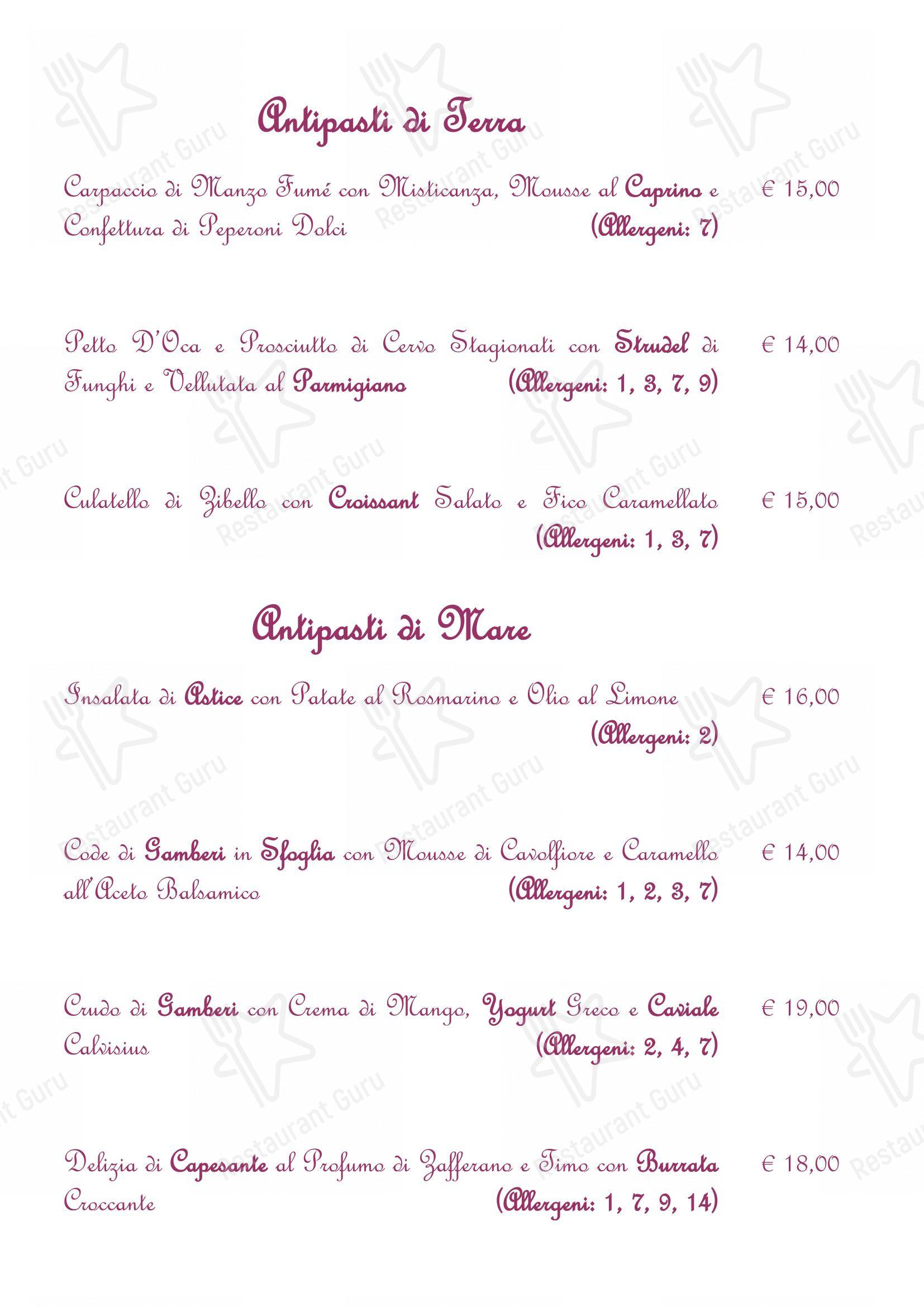 Ristorante L'Antica Rocca in Orzinuovi - Menu