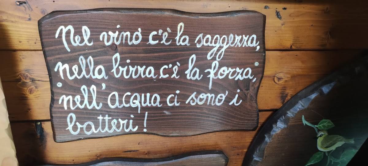 Menu di Ristorante Laghetto Verde 