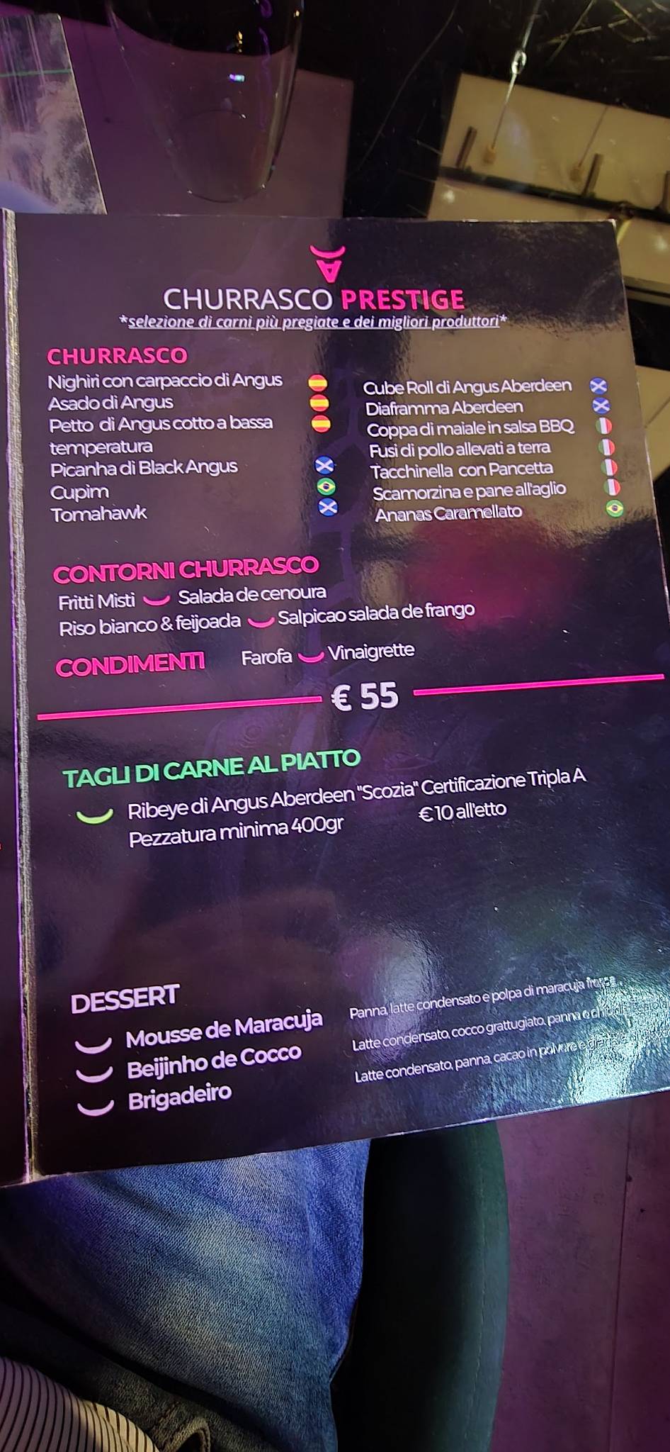Menu di Ristorante Leitao 