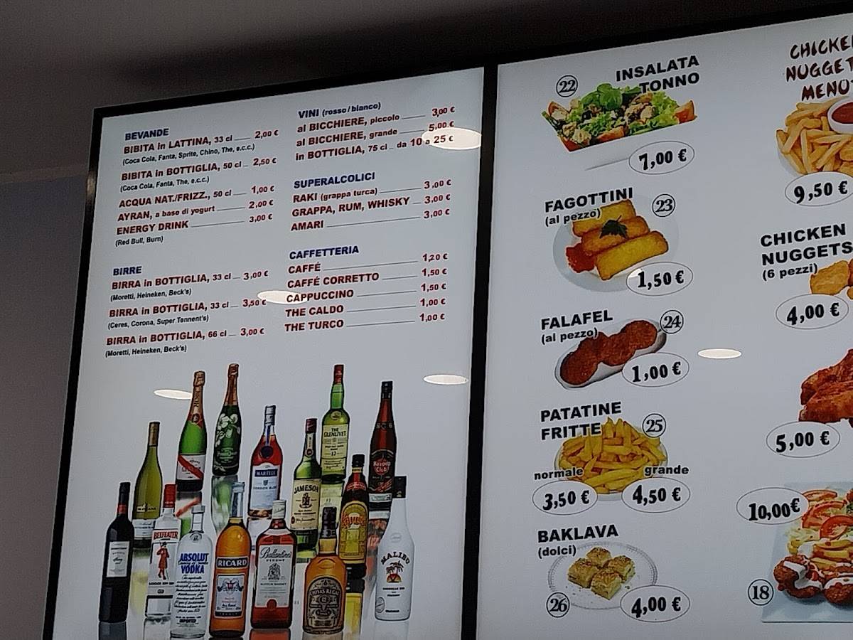 Menu di Ristorante Pizzeria King Istanbul Turkish Kebap 