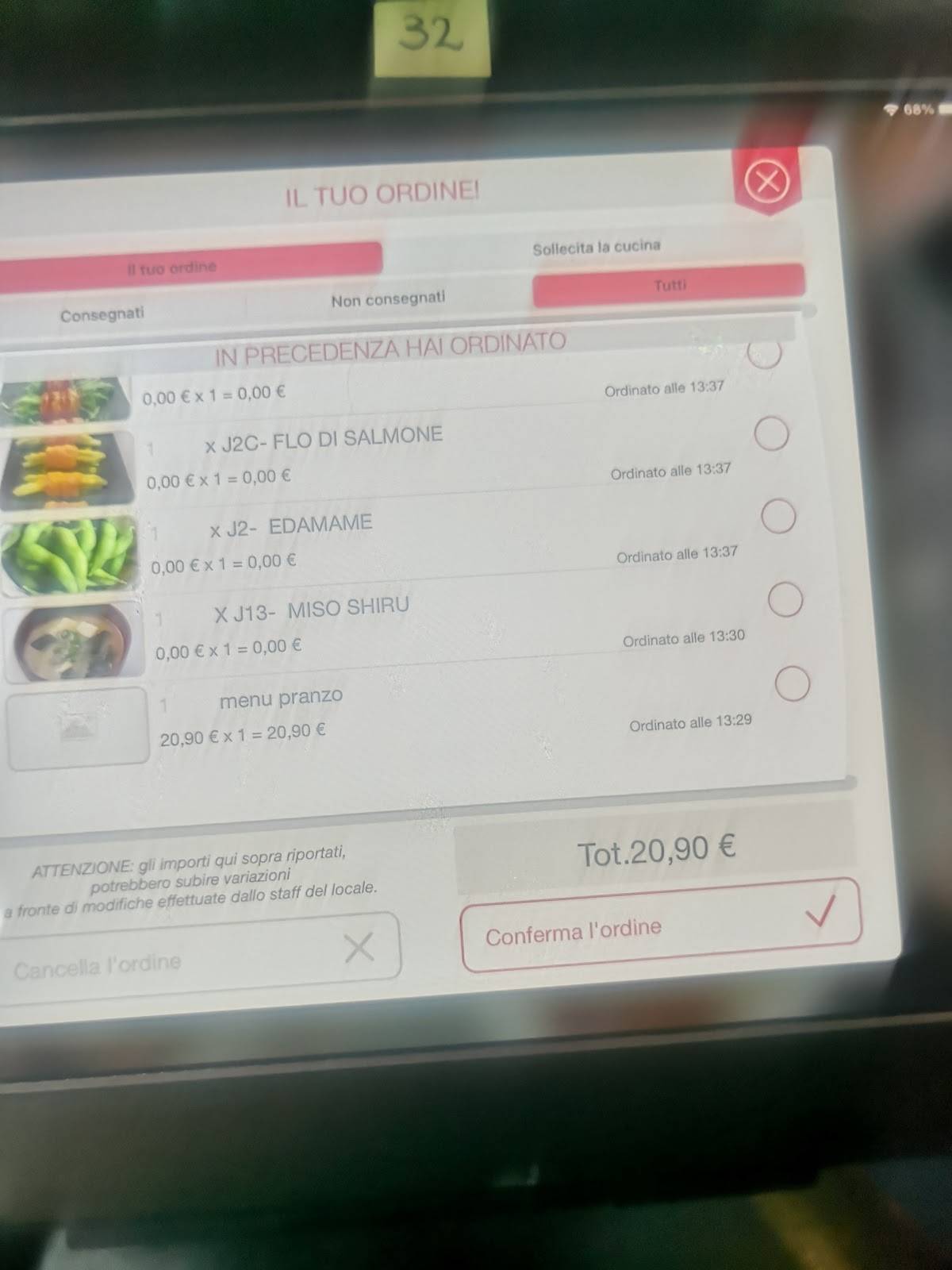 Menu di Ristorante Sole Cinese Giapponese 