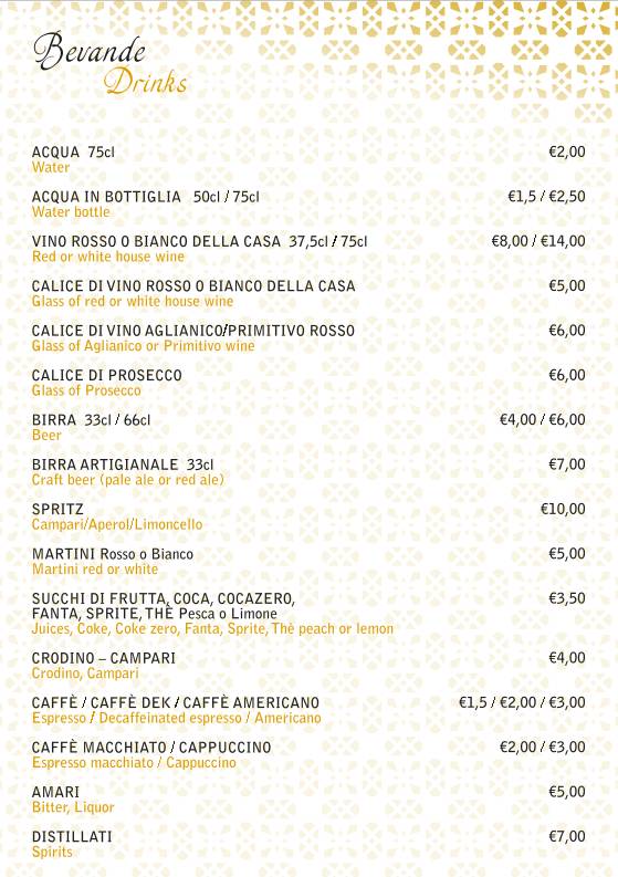 Menu di Ristorante Soul Kitchen 