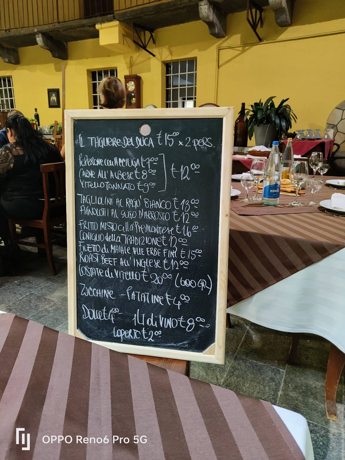 Menu di Ristorante dal Duca 