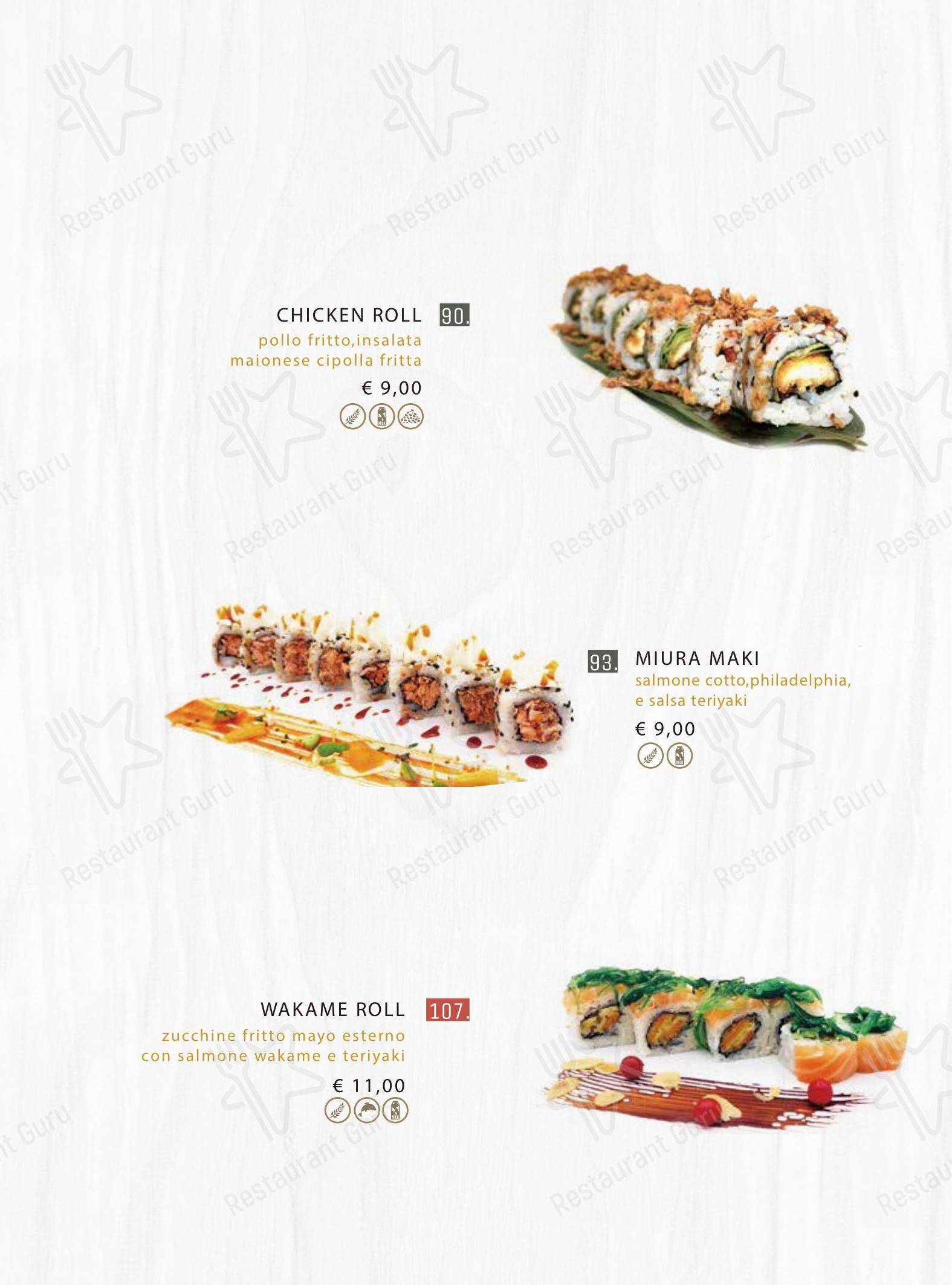 Menu per Ristorante kobezen Sushi ristorante