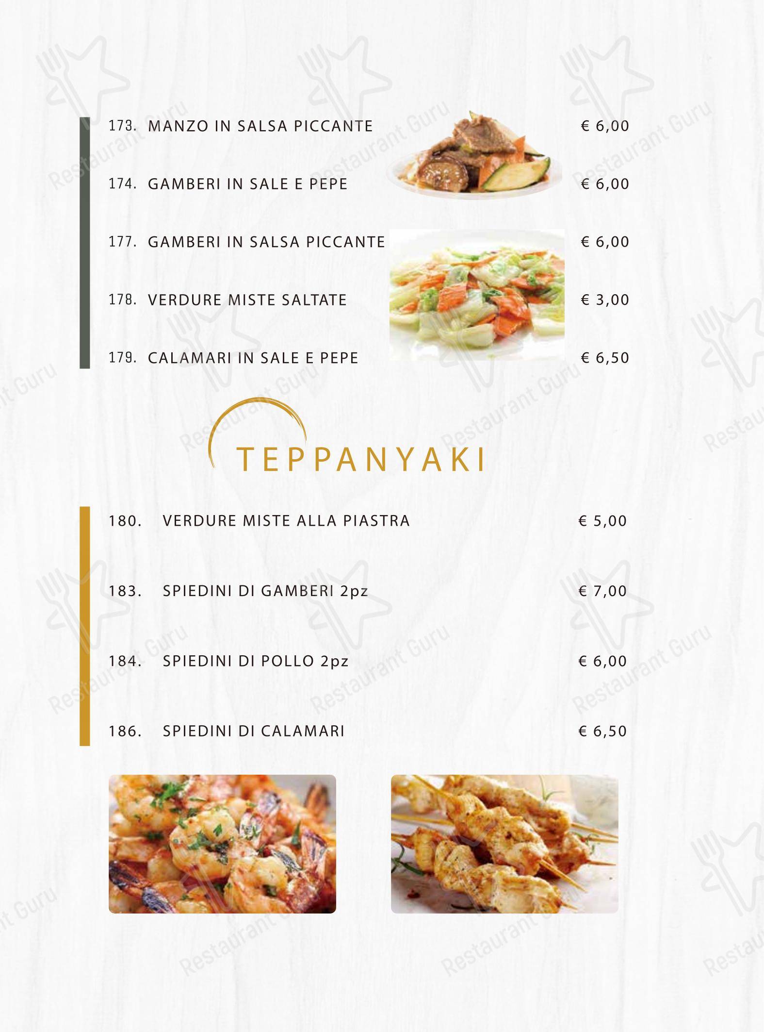 Menu per Ristorante kobezen Sushi in Rivoli