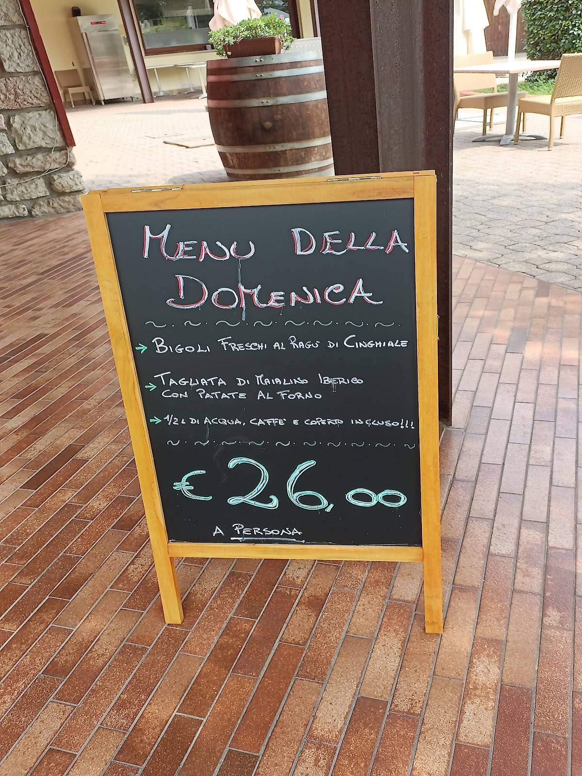 Menu di La Cicala e La Fenice 