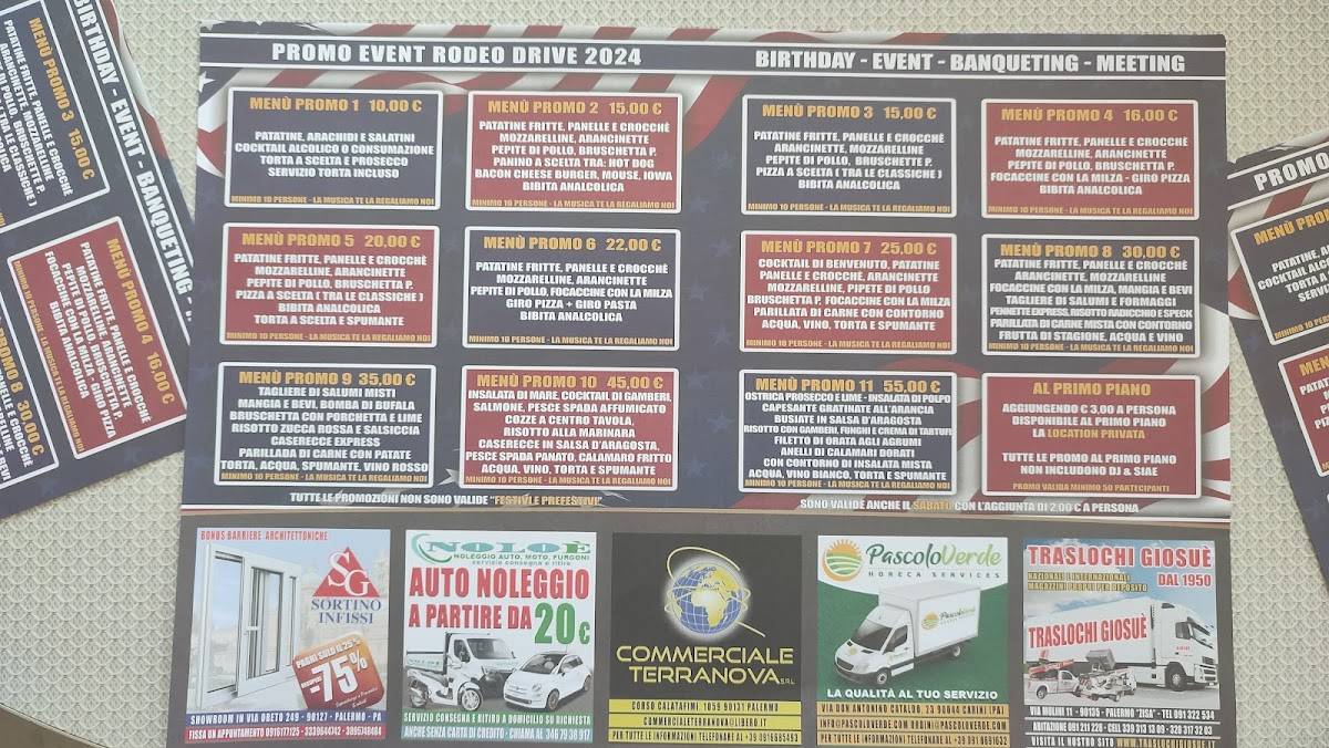 Menu di Rodeo Drive Restaurant 