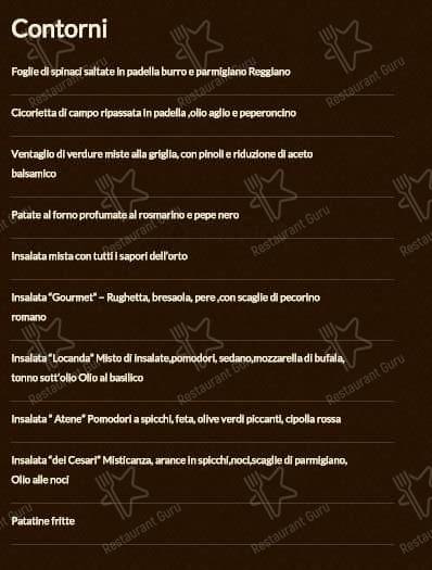 Menu di Locanda di Caio Mario 