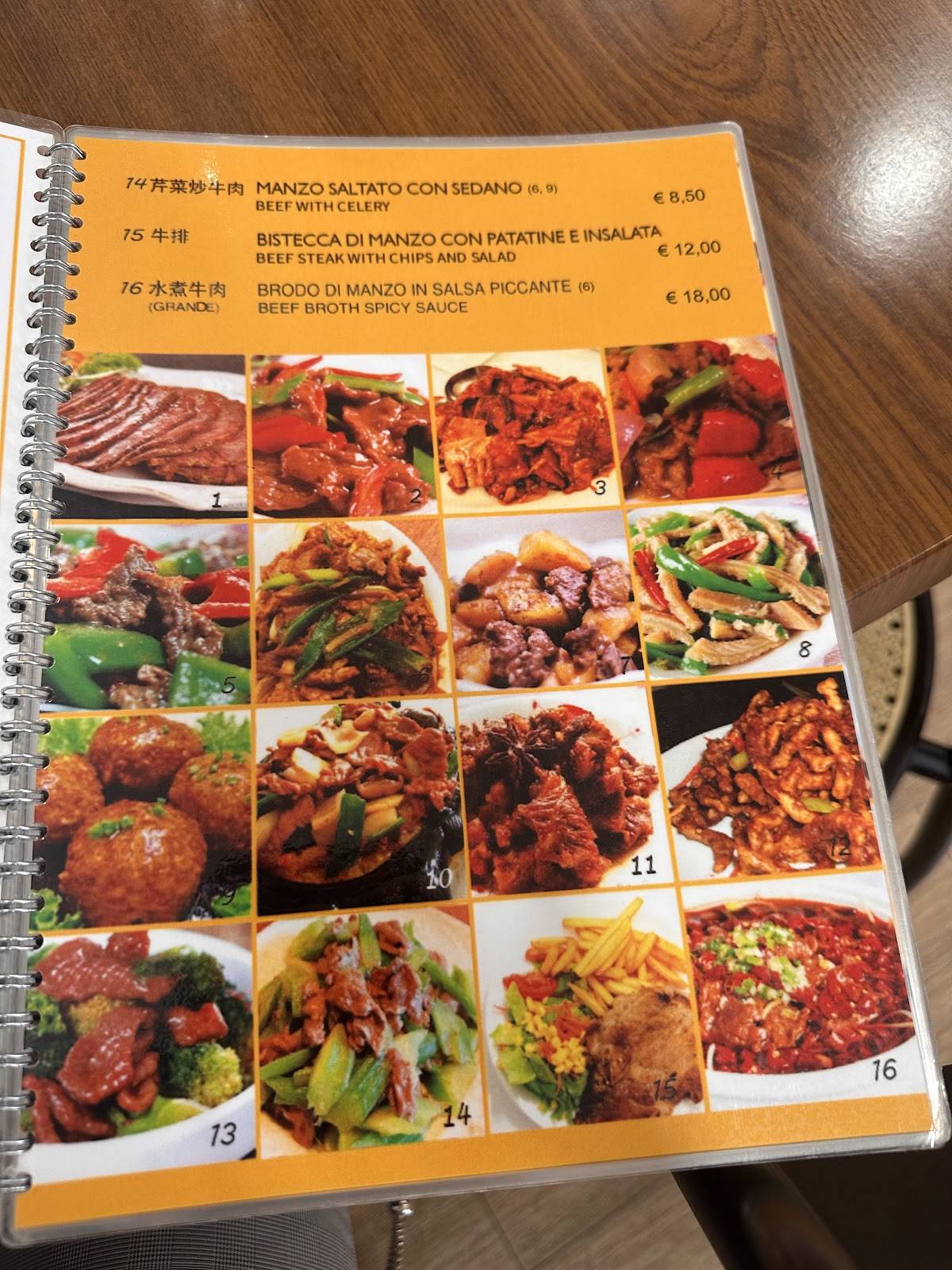 Menu di Man Yi 