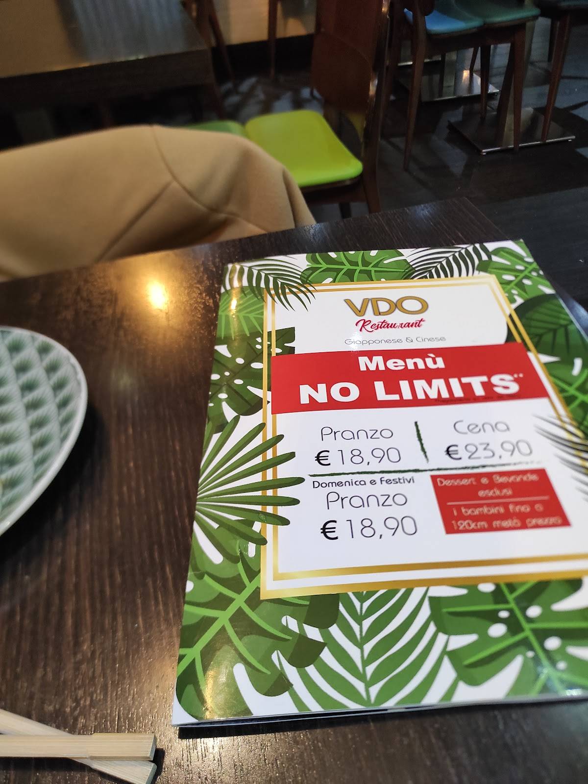 Menu di Vento d"Oriente - VDO Restaurant 东风大酒店 