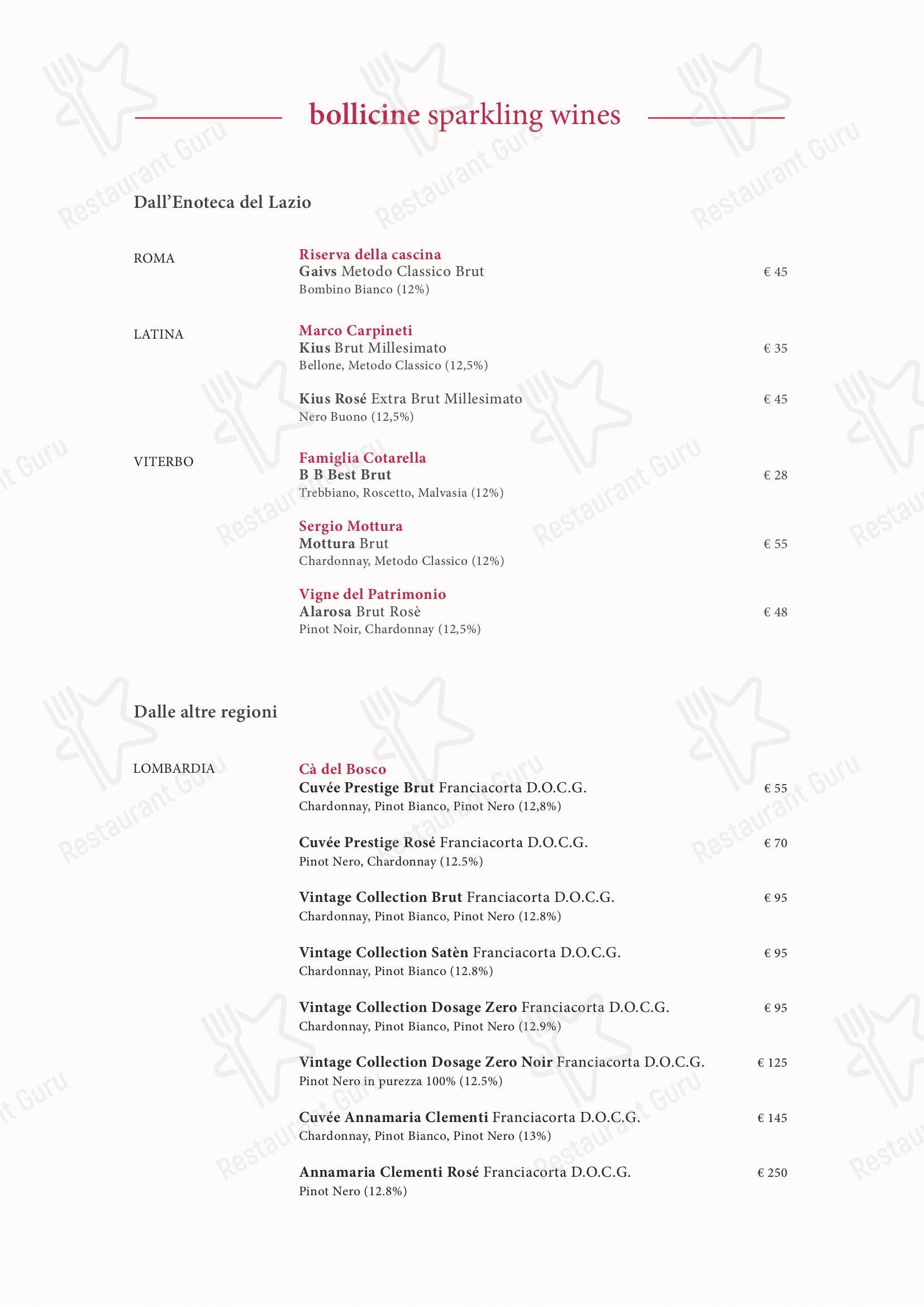 菜单 per Vyta in Roma