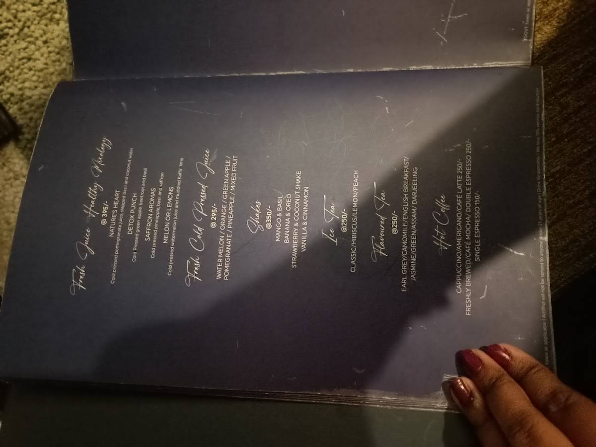 Romeo Lane Lucknow menu