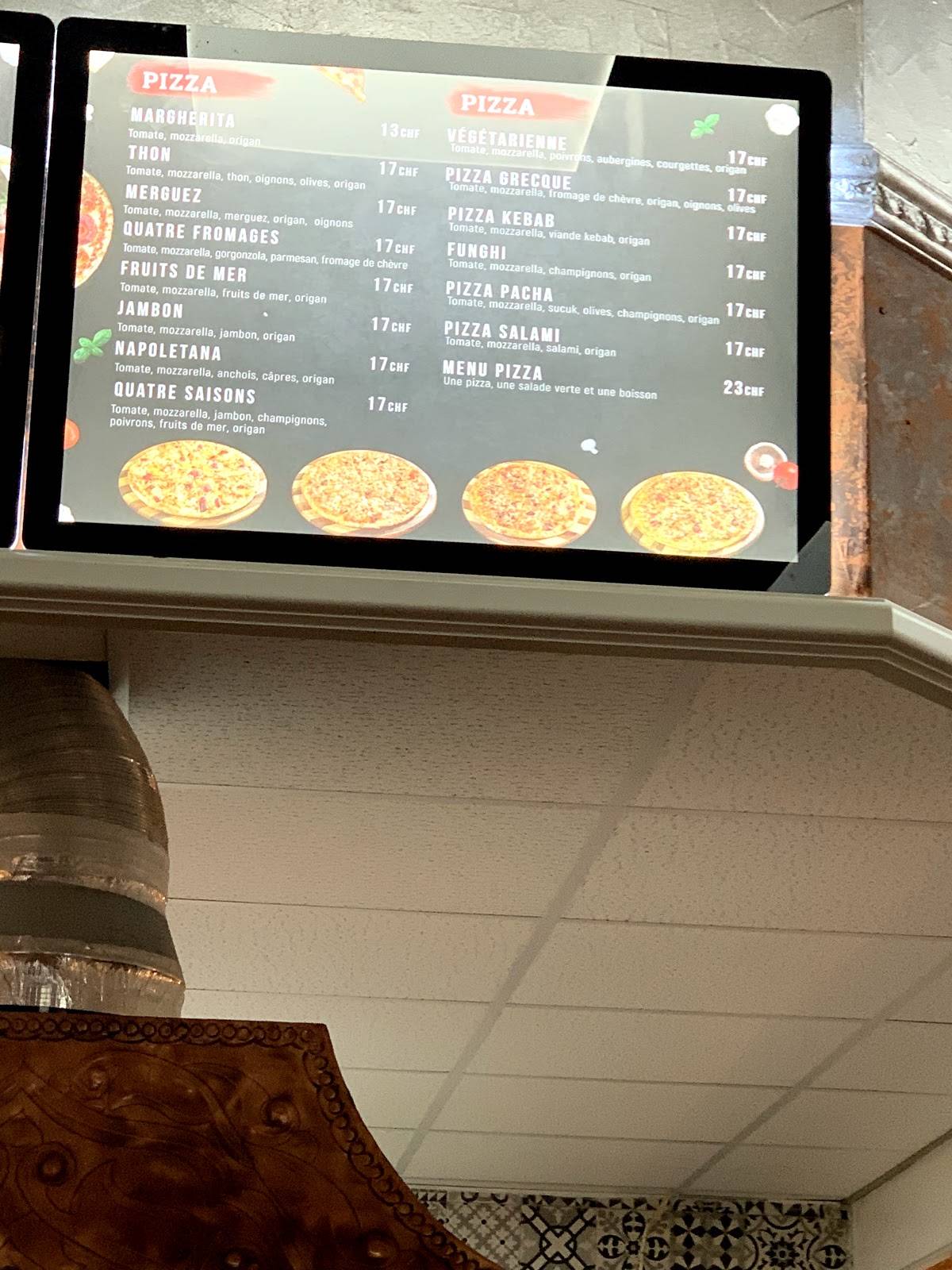 Menu di Routier Pizza Express 