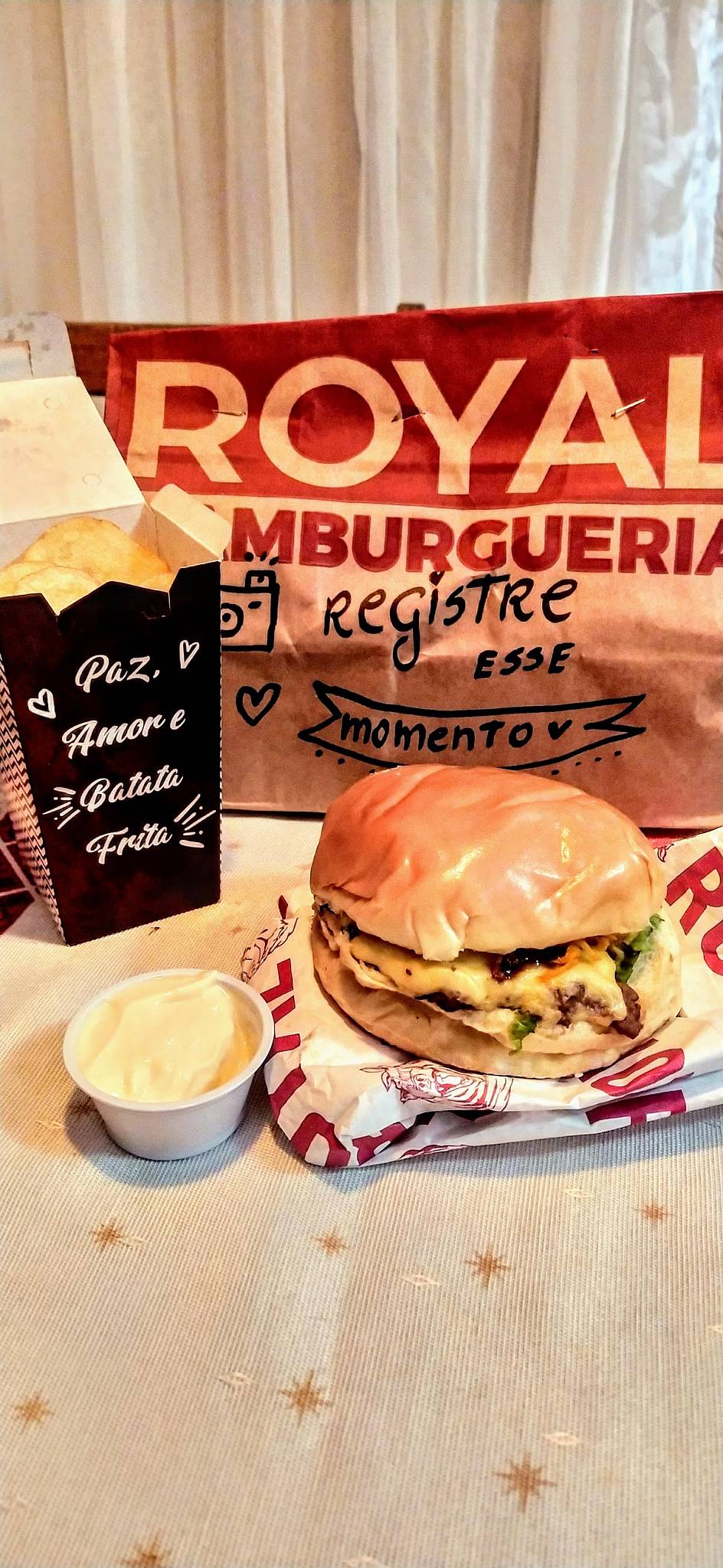 Royal Hamburgueria cardápio
