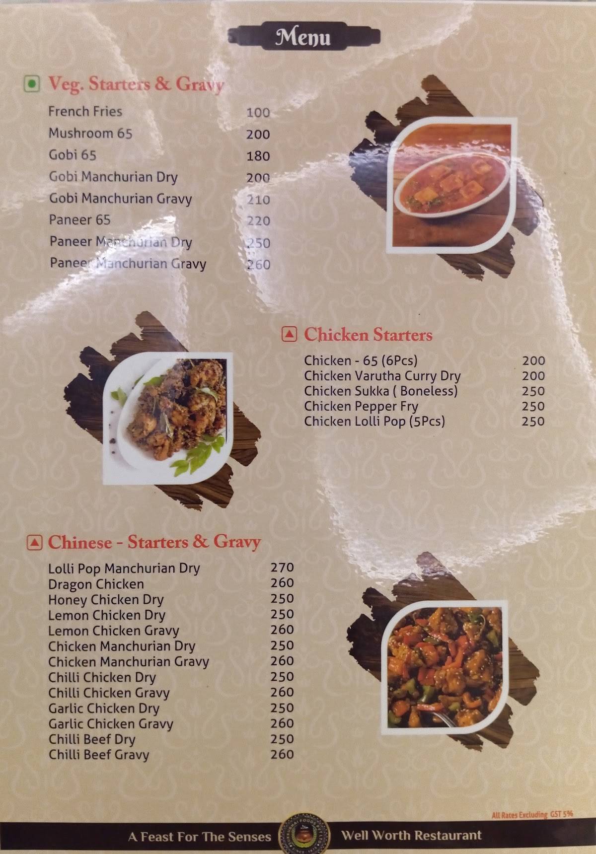 SUKKUBHAI BIRYANI - MULTICUISINE RESTAURANT - Thousand Lights menu