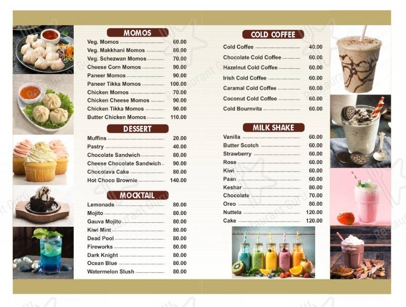 Menu for the SUMERU CAFE cafe