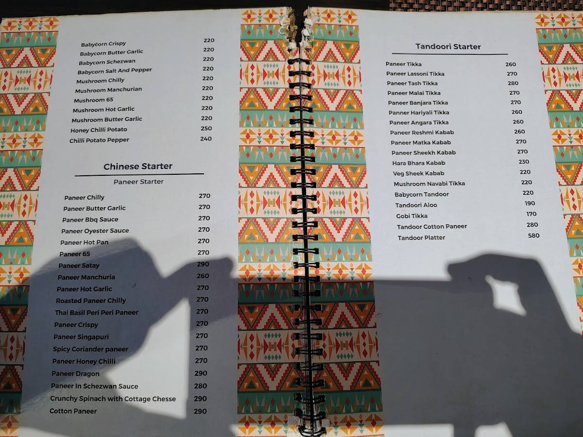 Sai Sagar Pure Veg Restaurant menu