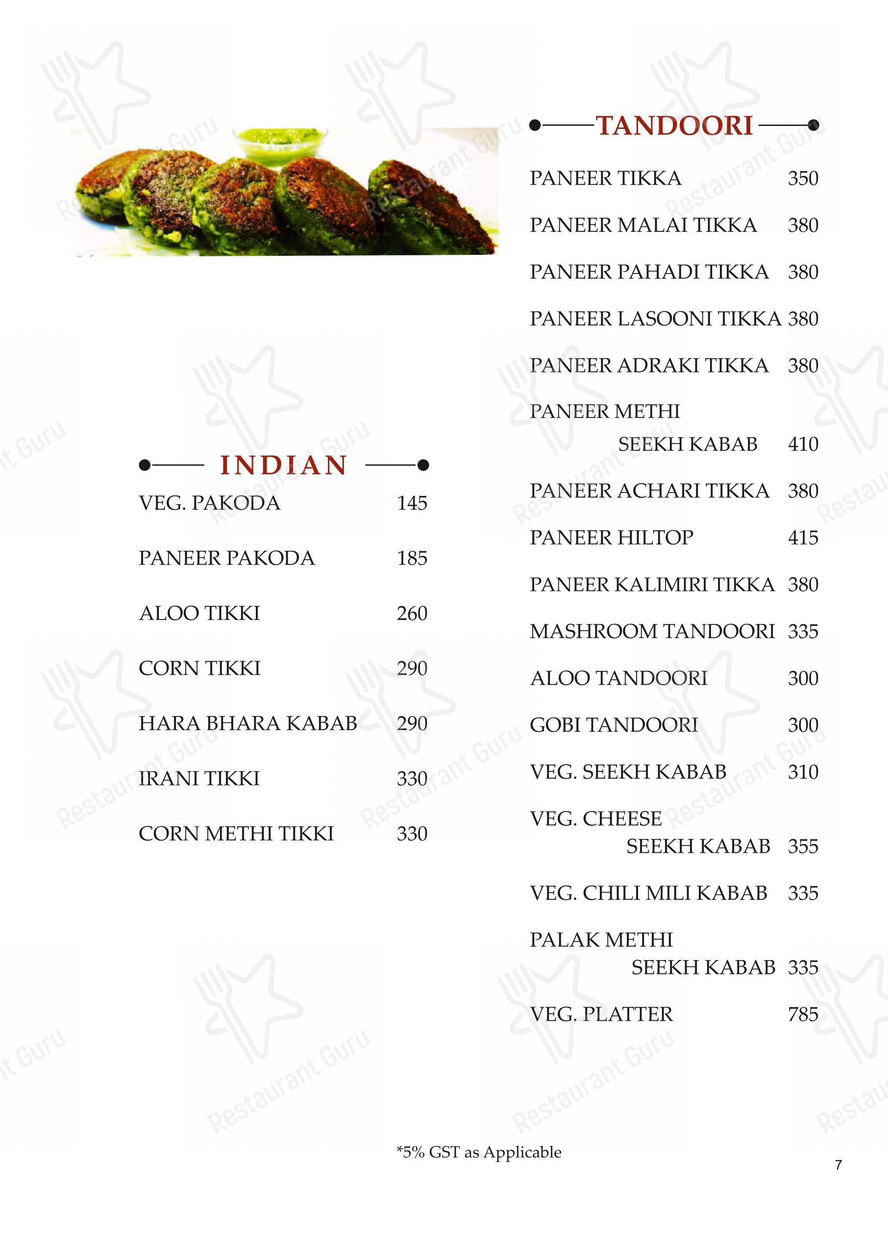 Menu for Sai Krishna Restaurant in Mumbai