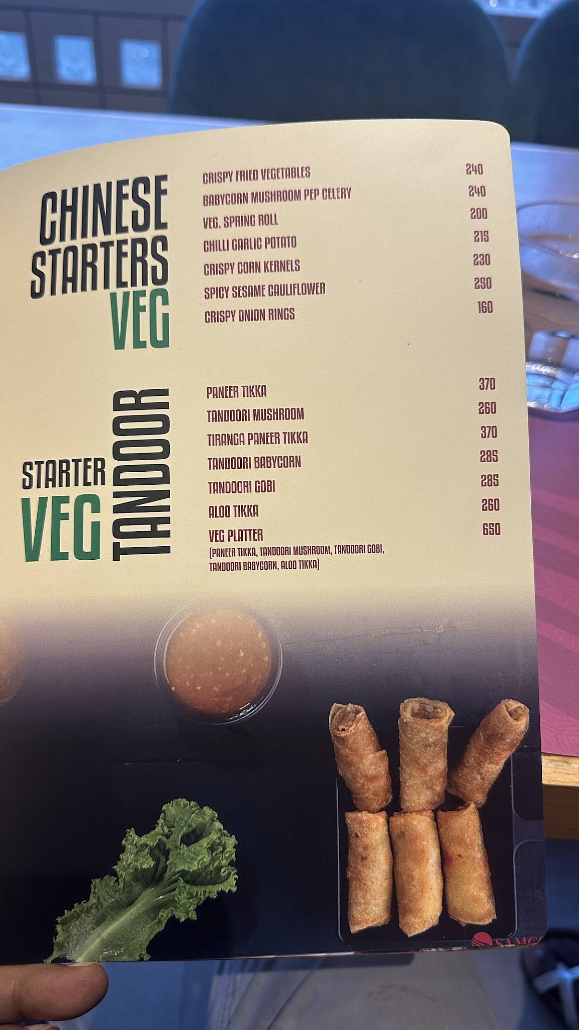 Samco Restaurant Anna Nagar menu