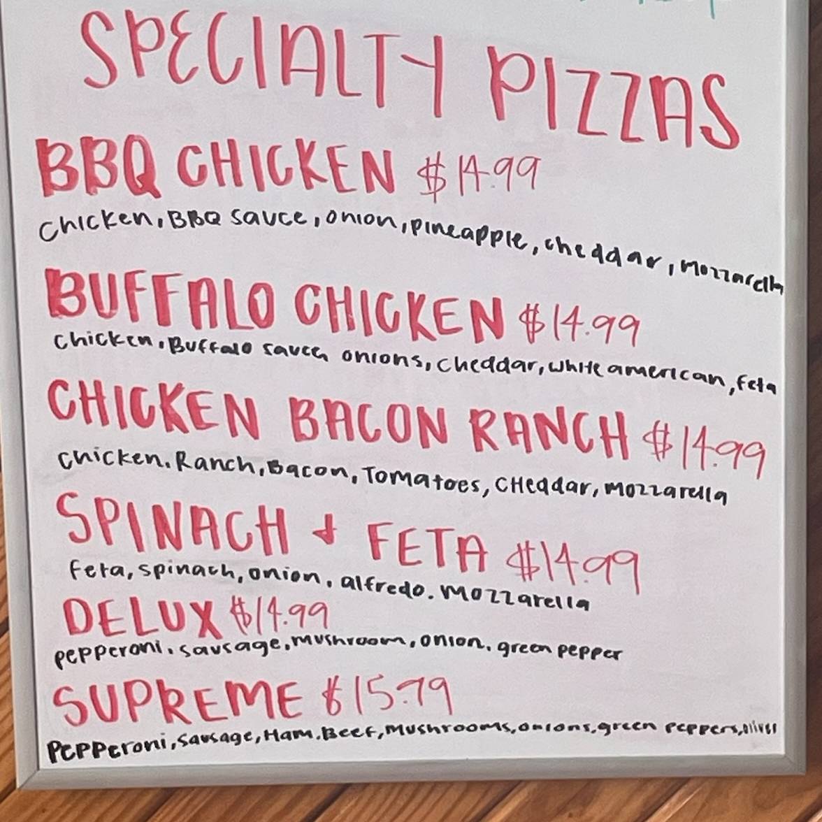 Menu at Santee Steak & Seafood steakhouse, Santee