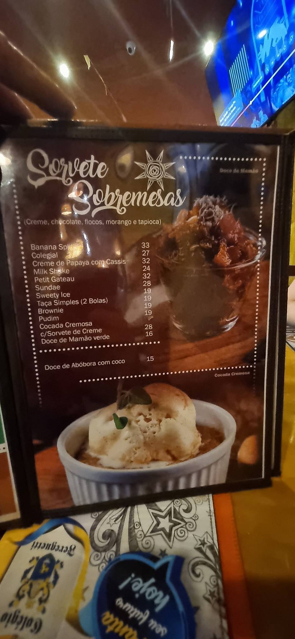 Panelão do Norte cardápio