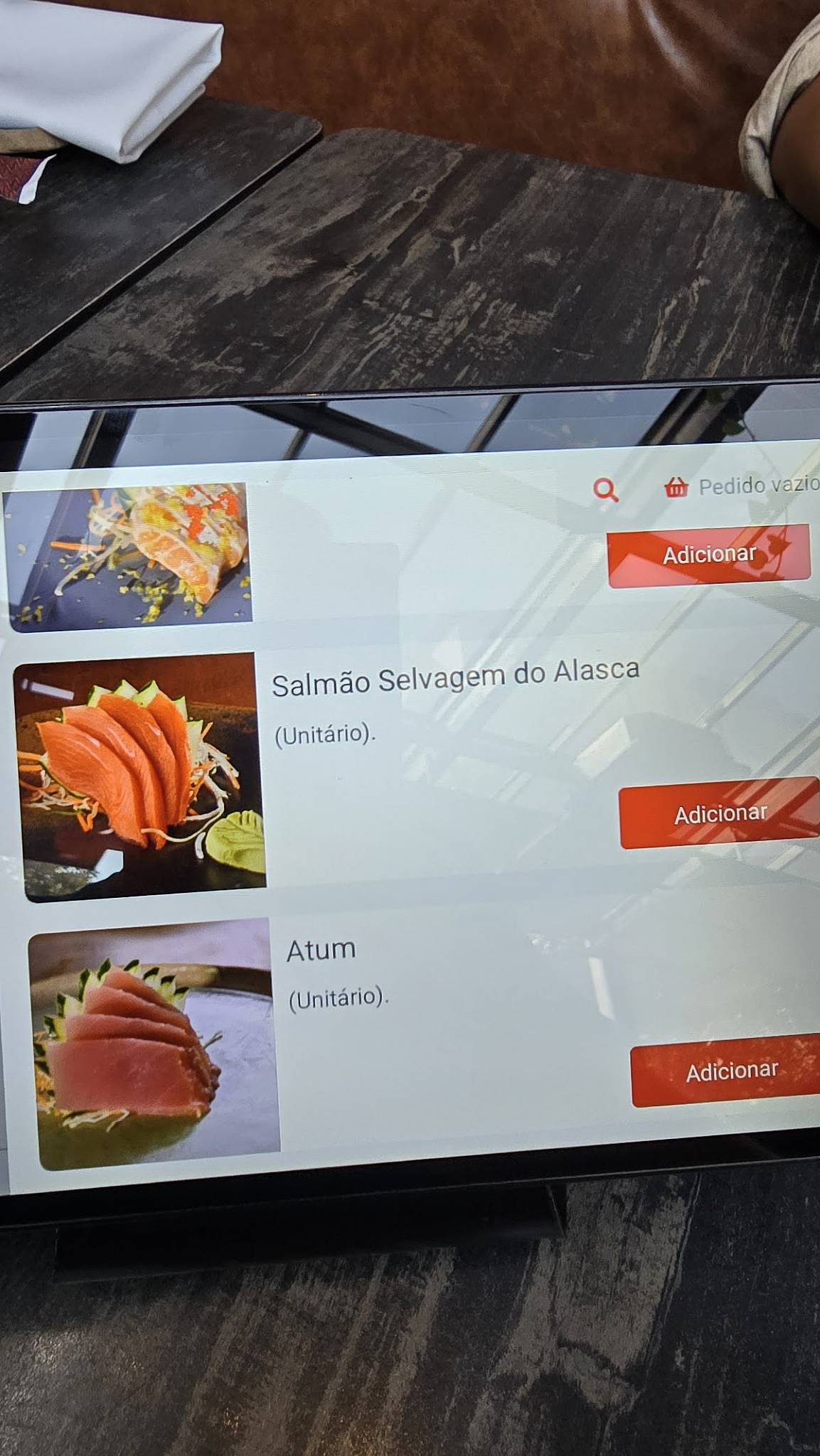 Sushi Nami cardápio