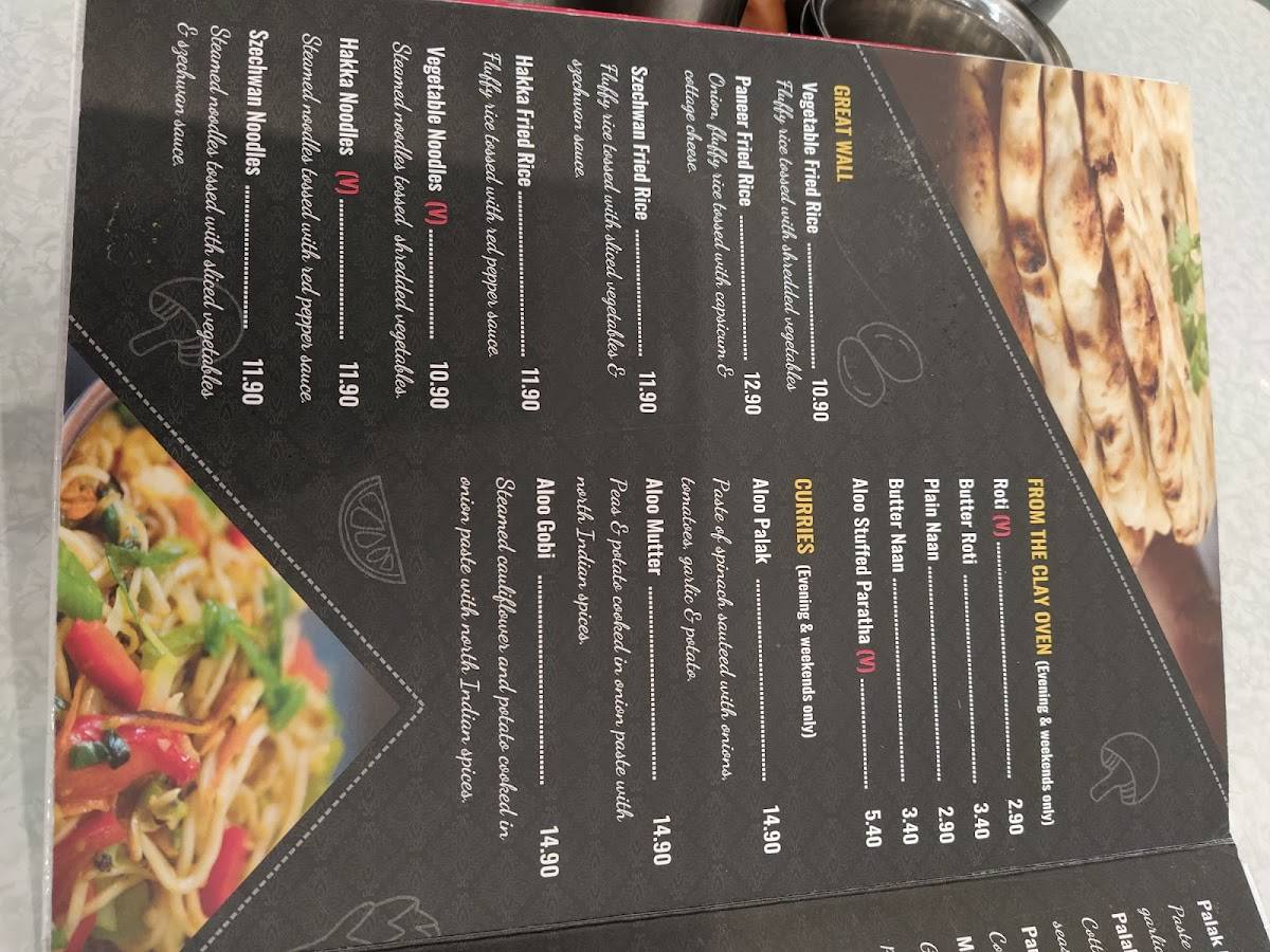 Menu at Saravanaa Bhavan restaurant, Parramatta
