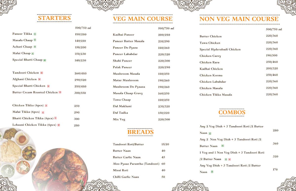 Savoury Feast Kitchen menu