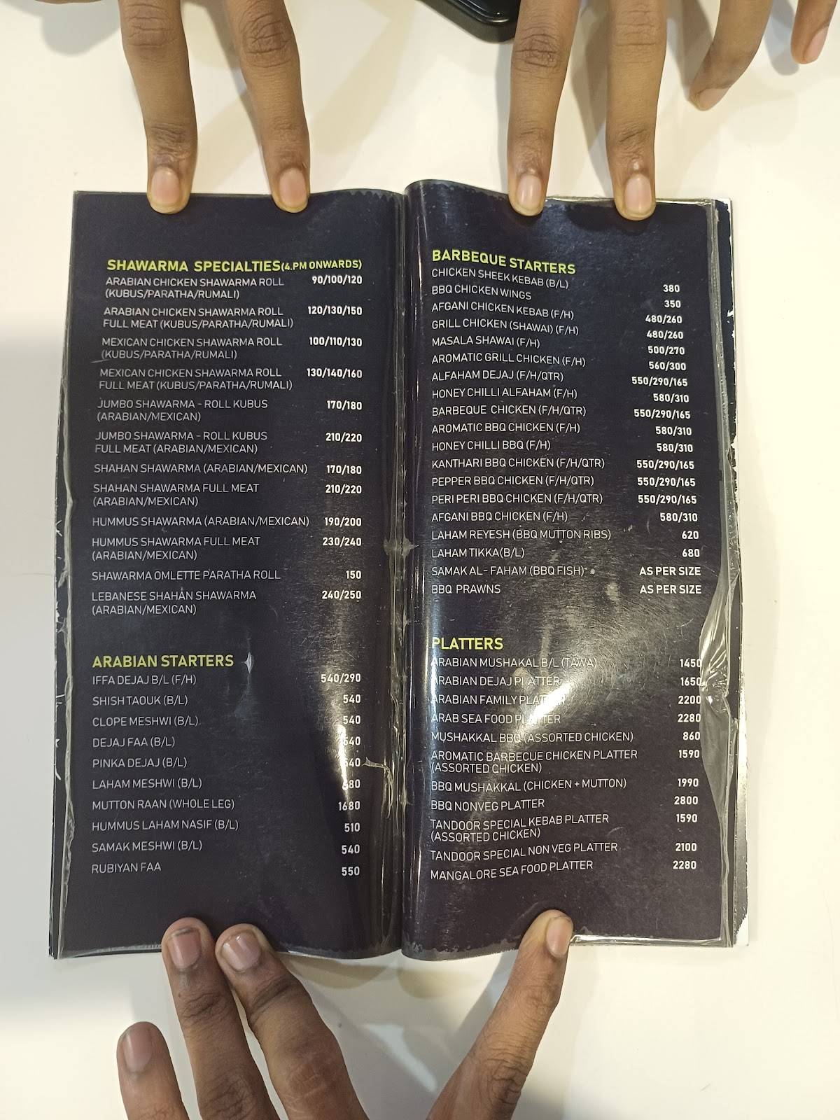 Savoury Restaurant - Madiwala menu
