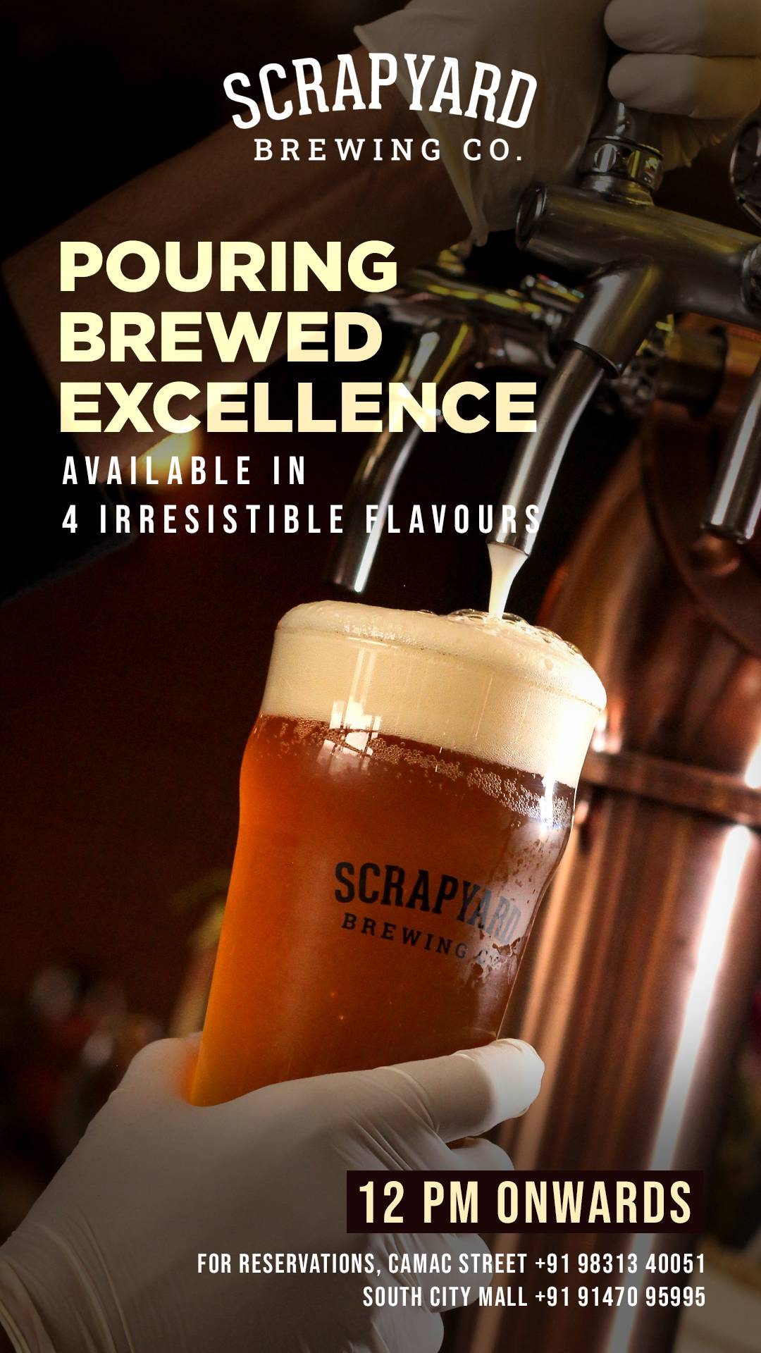 Scrapyard - Brewing Co. menu
