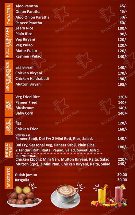 Second Wife Restaurant menu