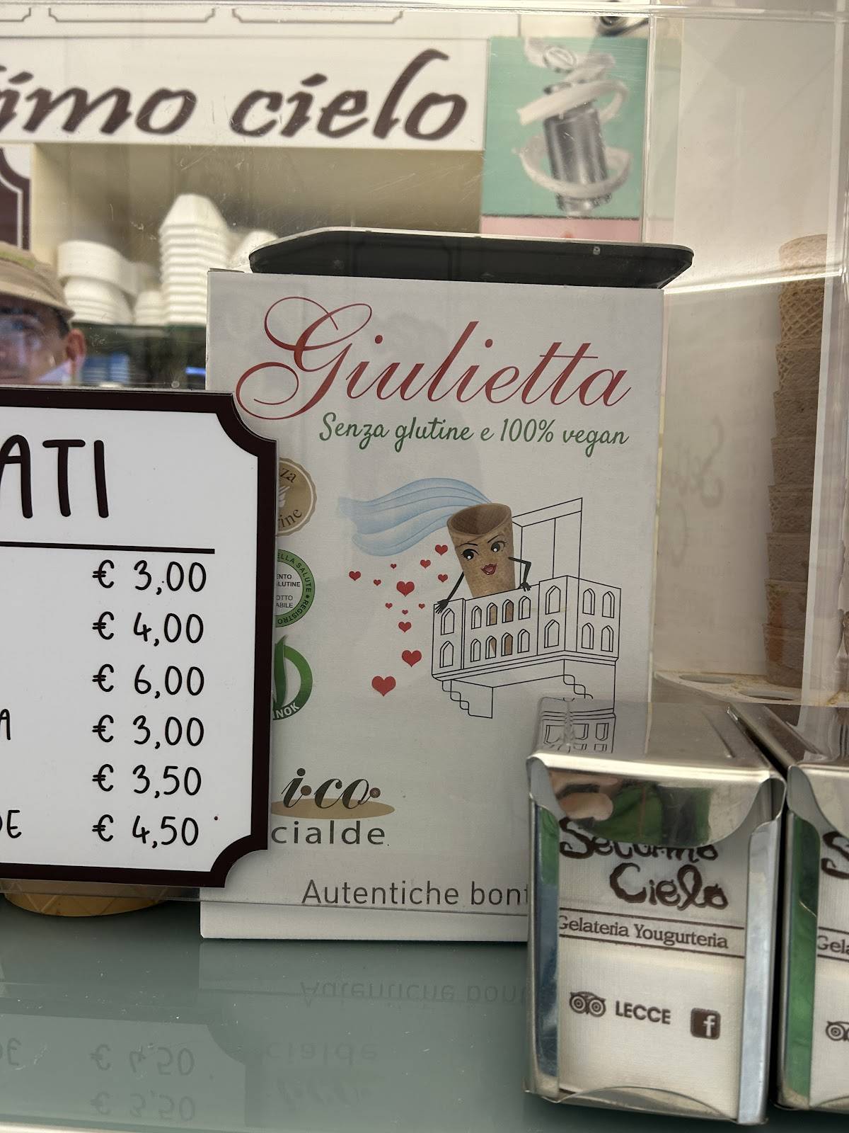 Menu di Settimo Cielo 