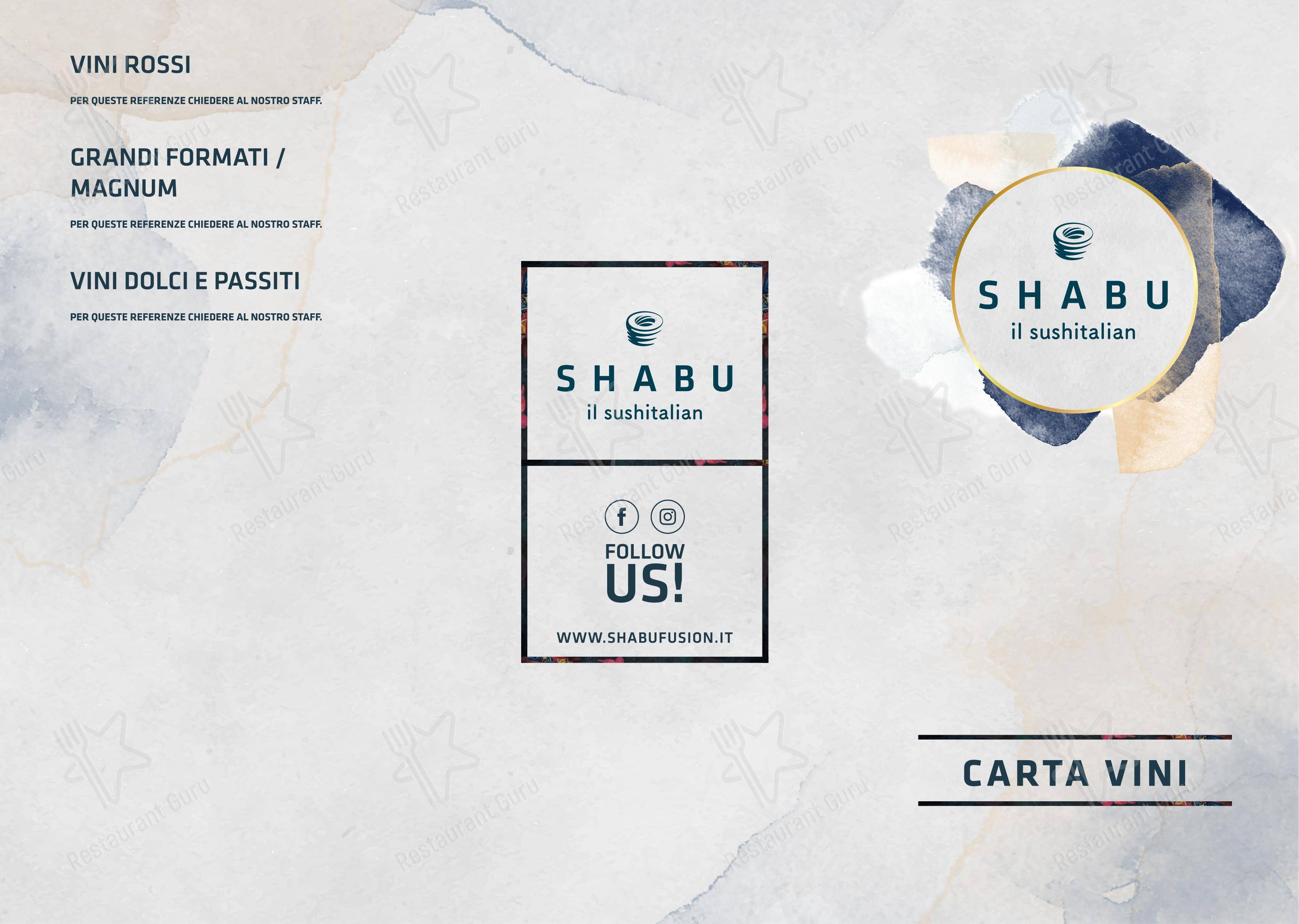 Shabu Codogno in Codogno - Коктейльная карта