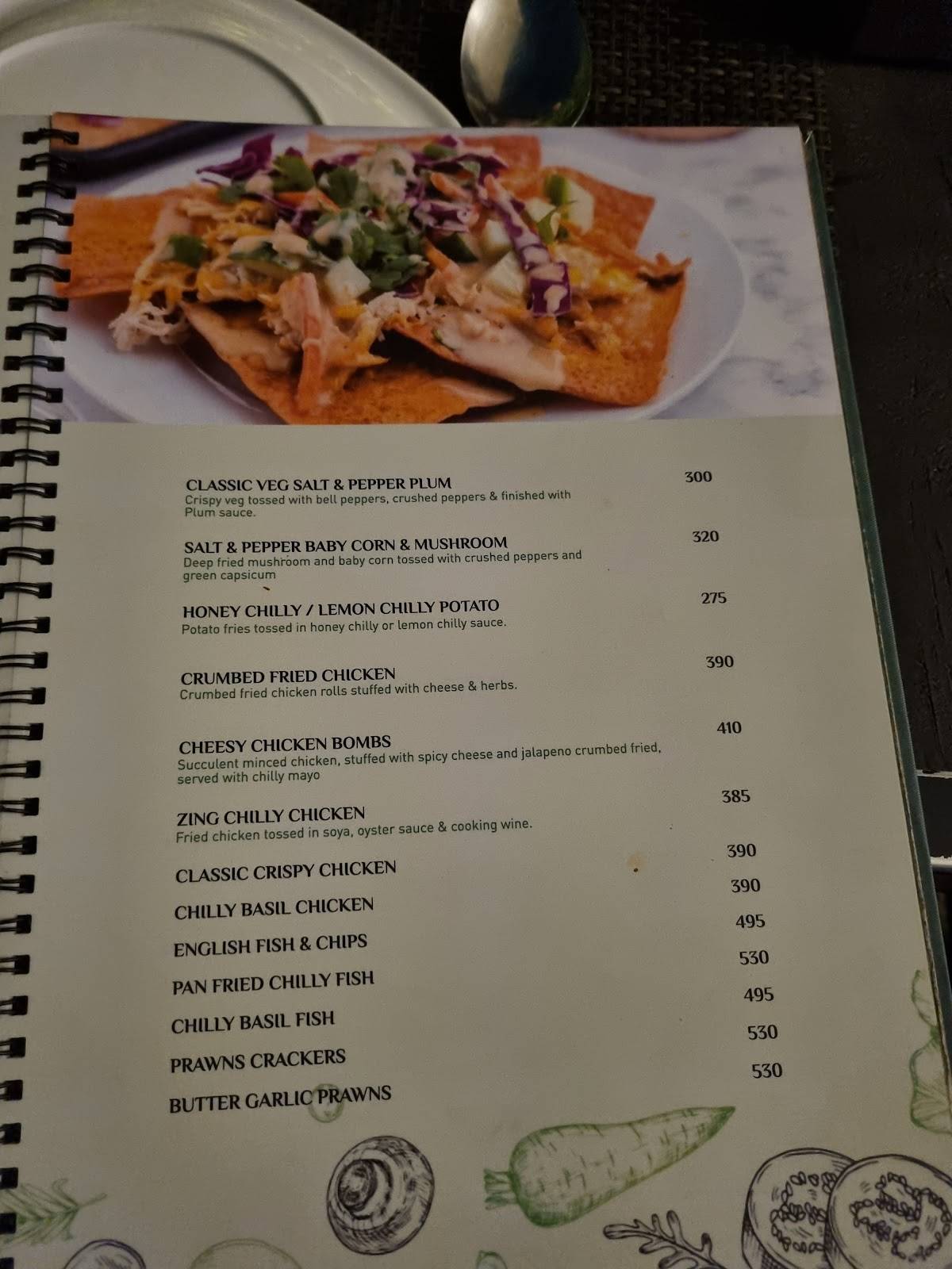 Shivar Garden Restaurant menu