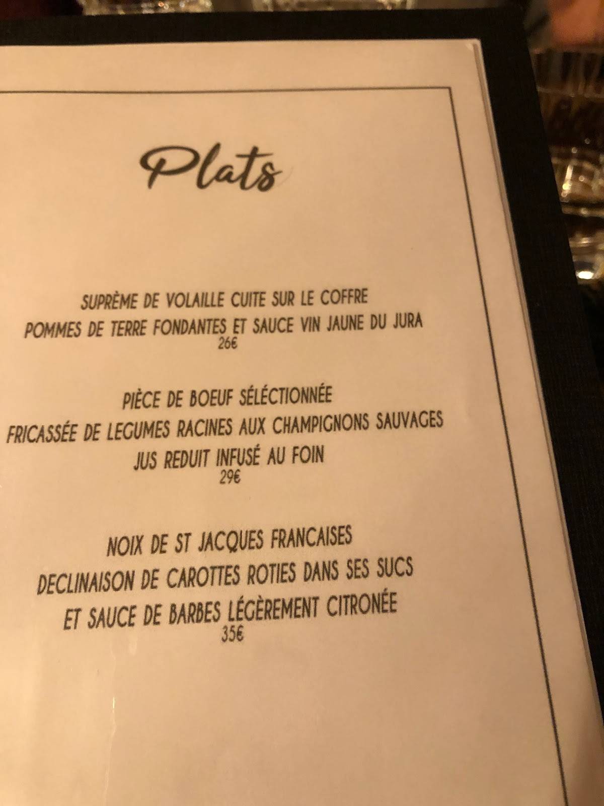 Menu de Signature