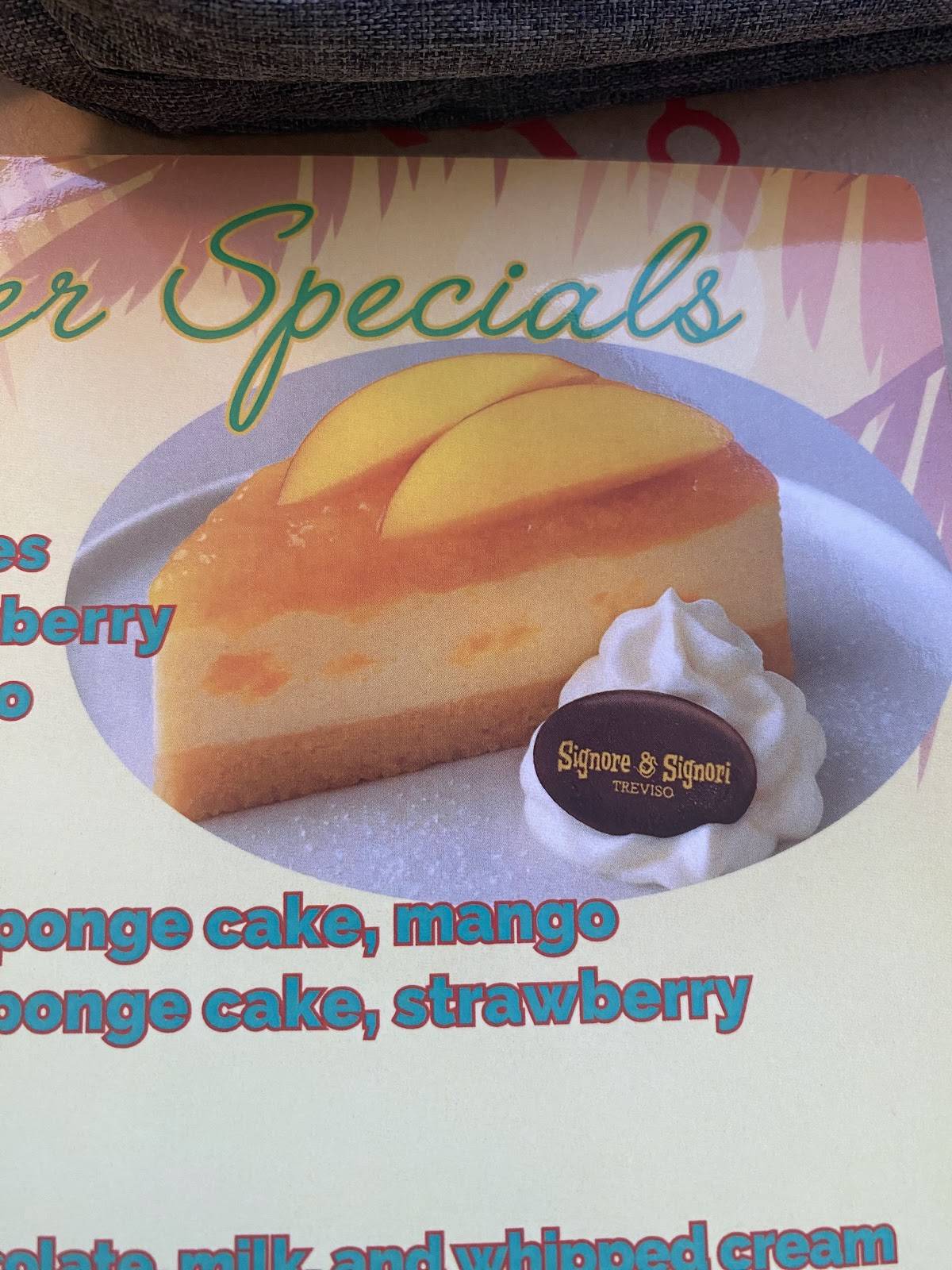 Menu di Signore e Signori 