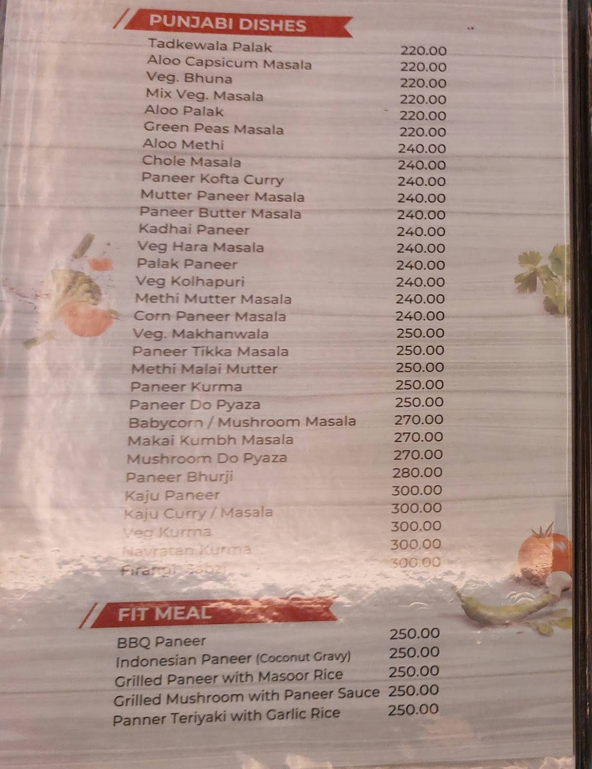 Sips N Bites menu