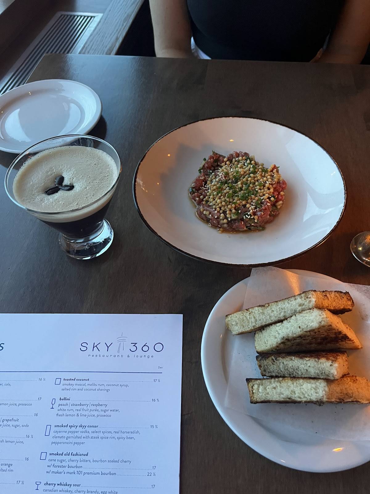 Menu de Sky 360