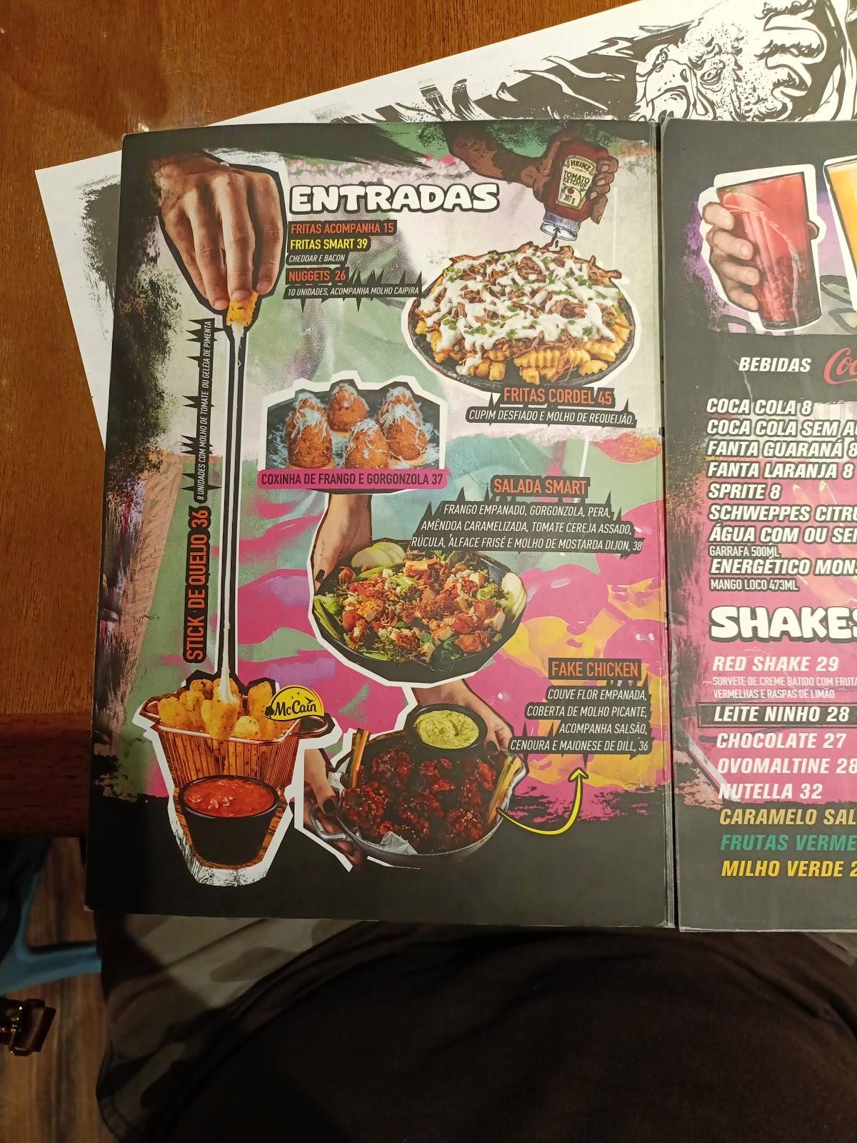 Smart Burger Santo Antônio cardápio