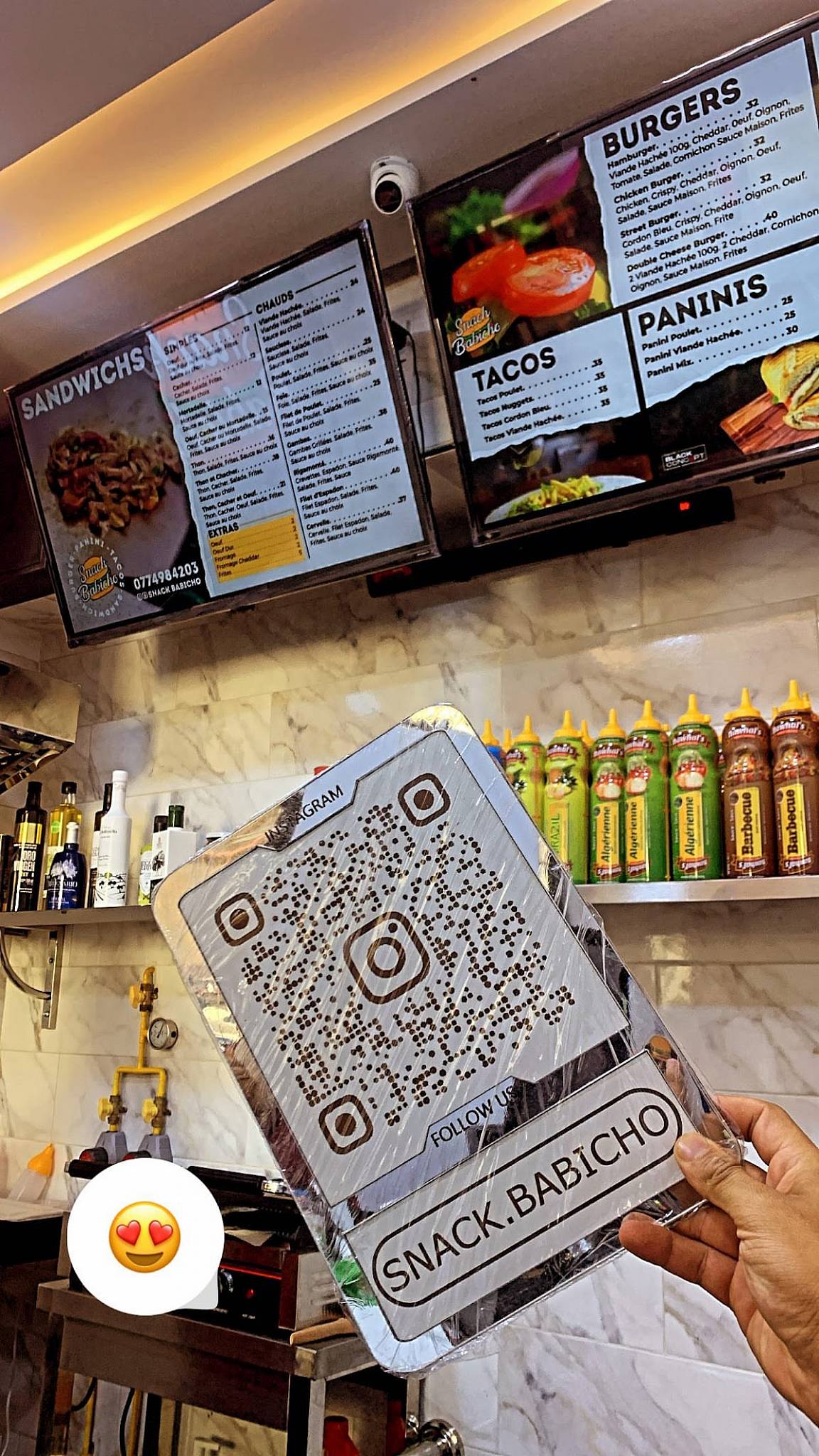 Menu de Snack Babicho