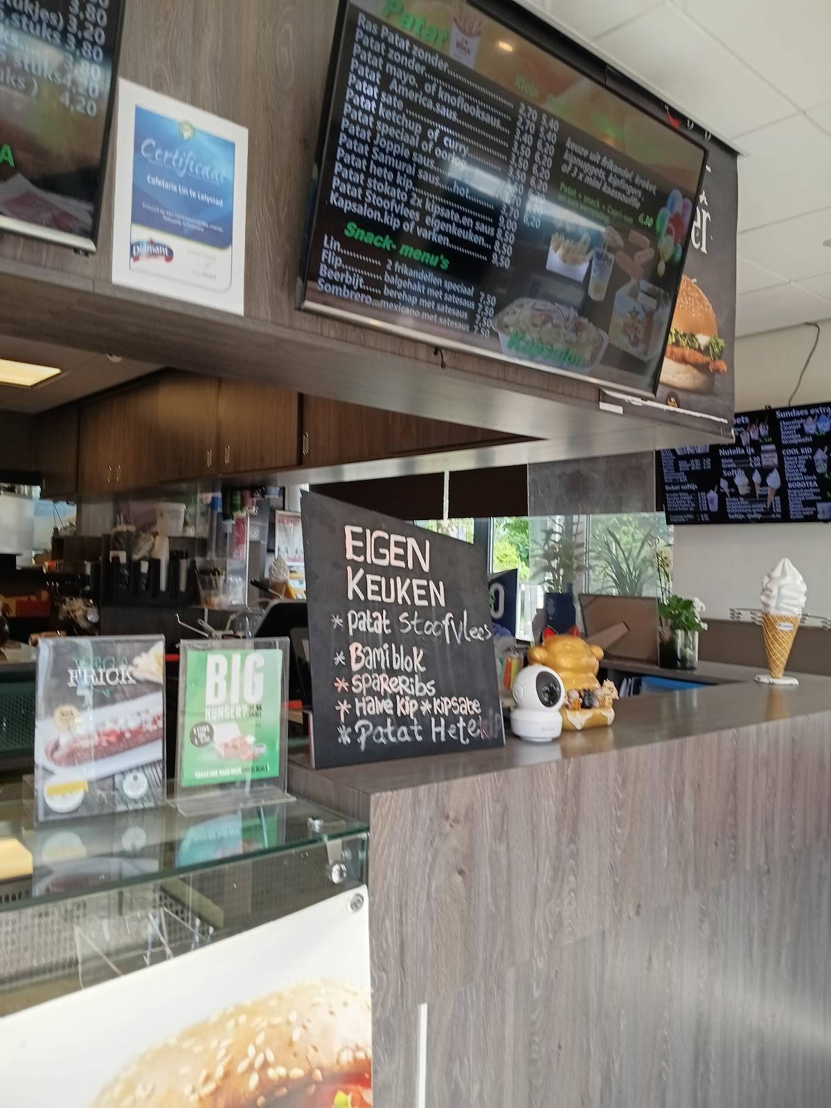 Menu de Snackbar Lin