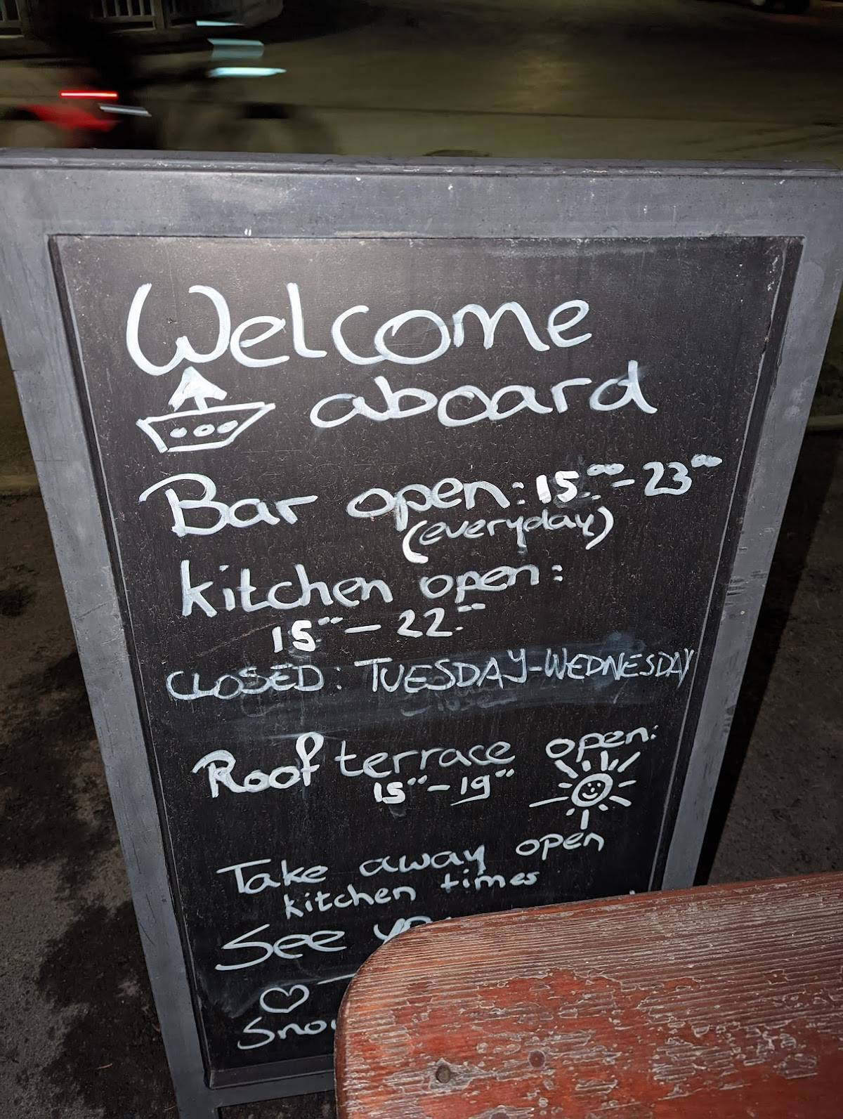 Menu di Snowboat 