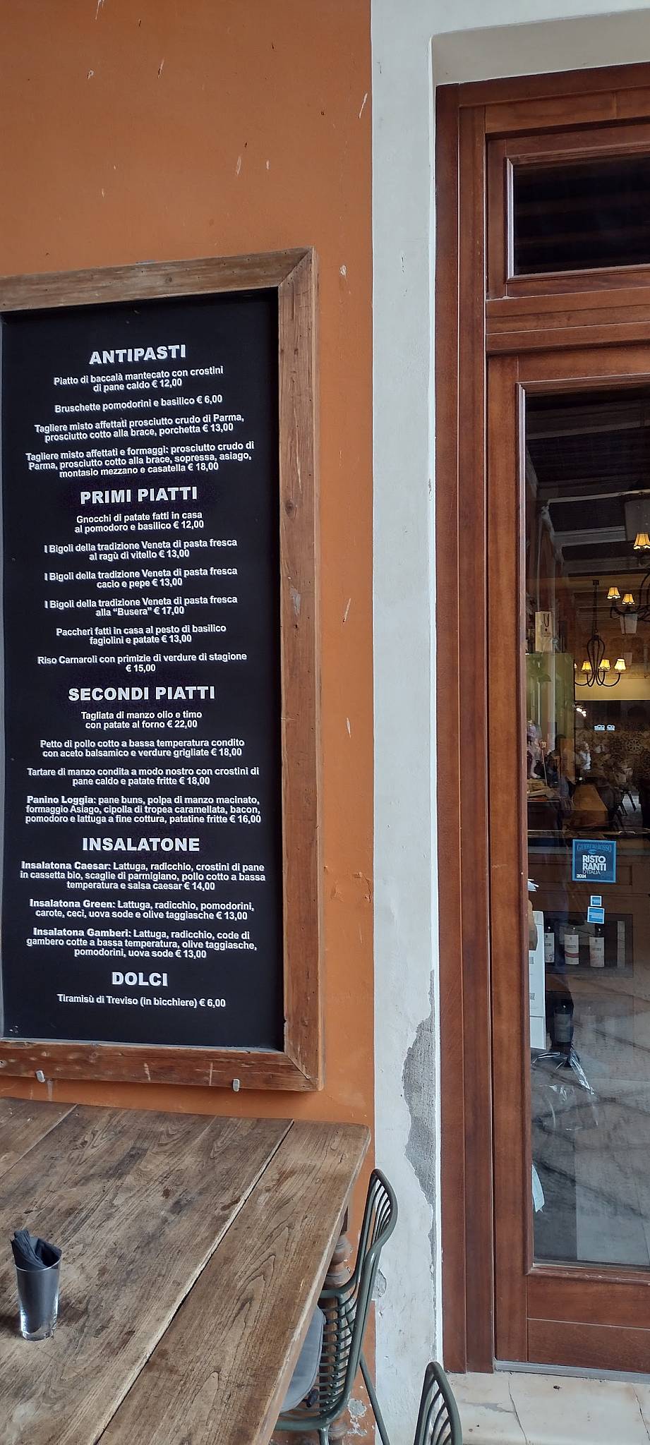 Menu di La Proseccheria ai Soffioni 