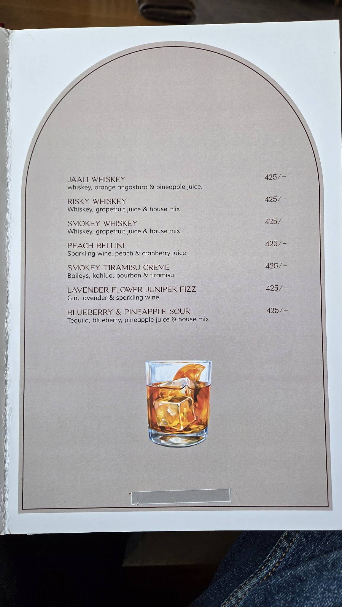 Mocha Café & Bar menu