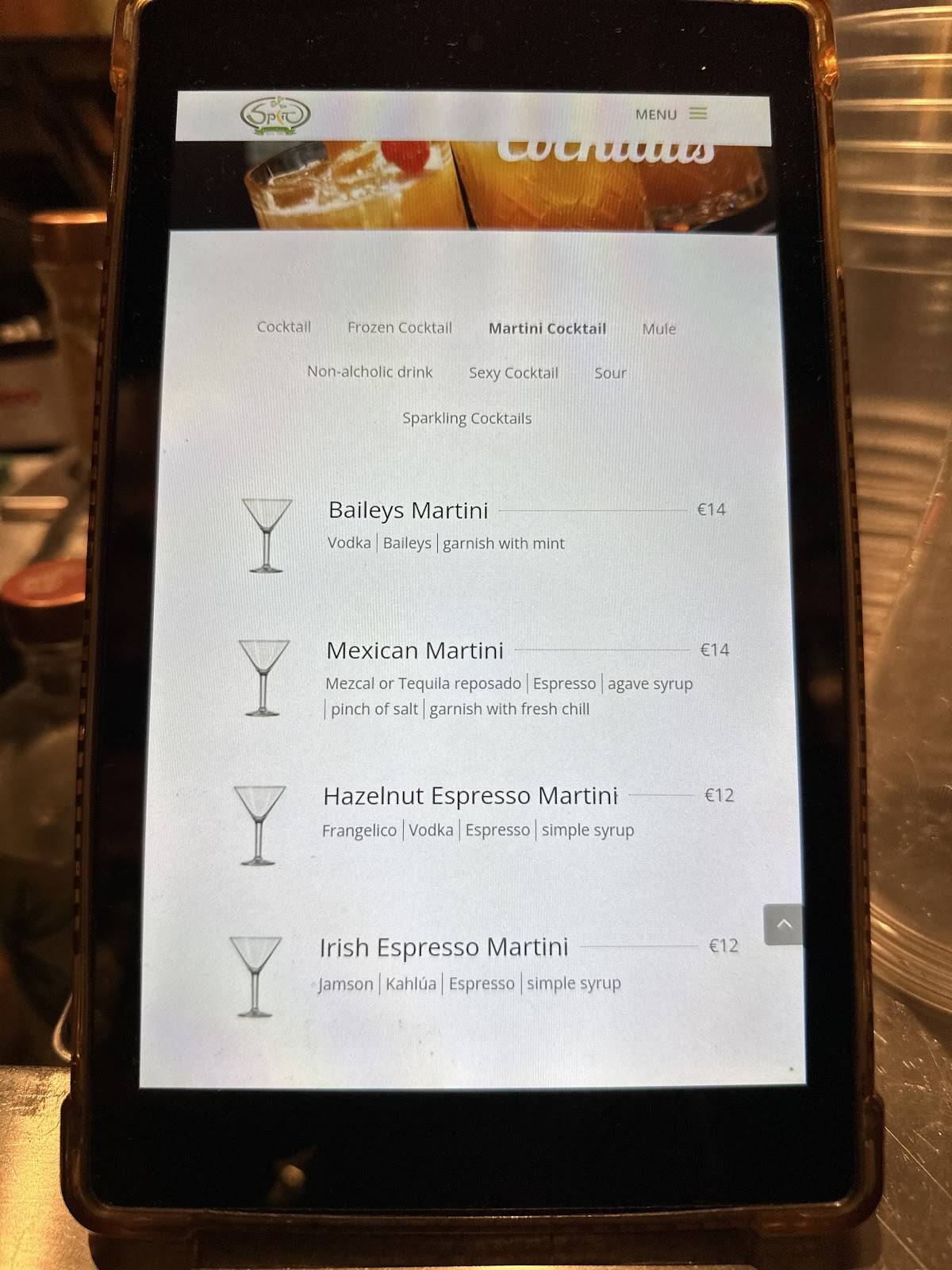 Menu di Banana Split 