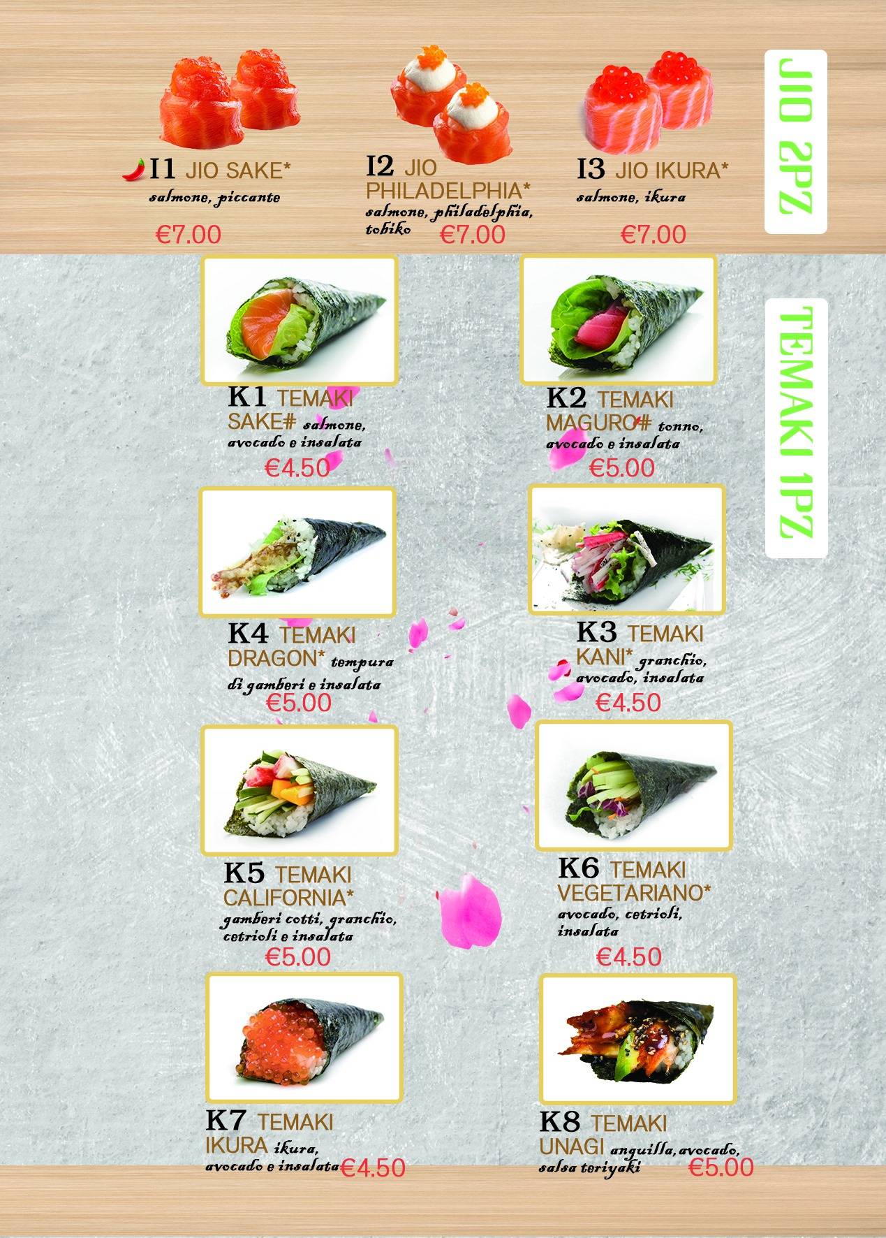 Menu di Ristorante Sushi Soya 