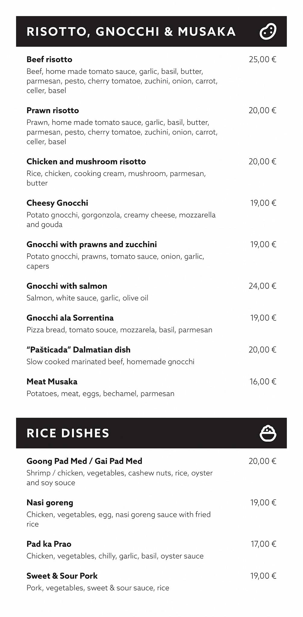 Menu di Spice Asian Food 