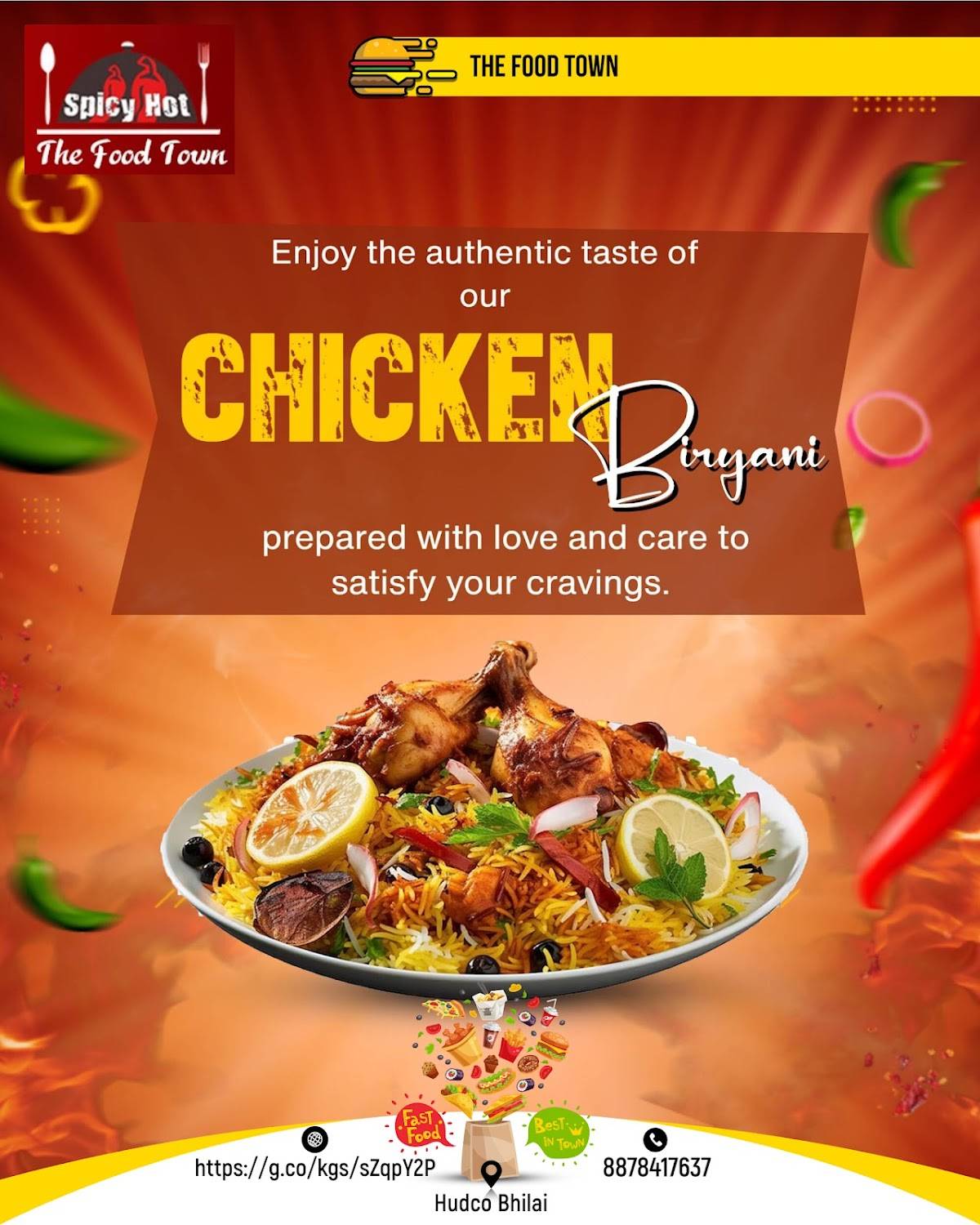 (Spicy hot )The Food Town menu