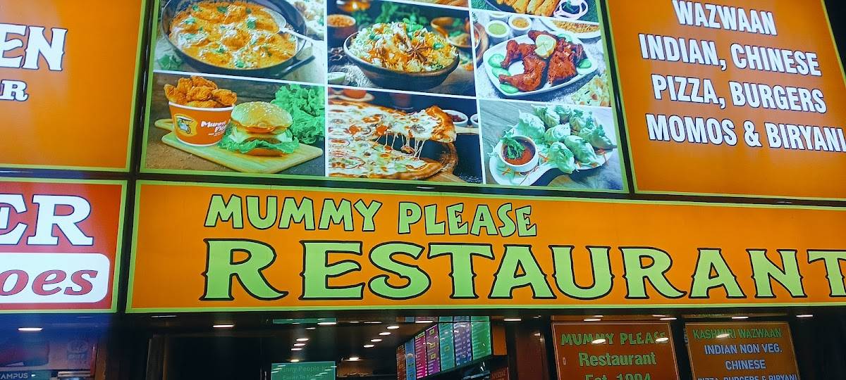 Mummy Please menu